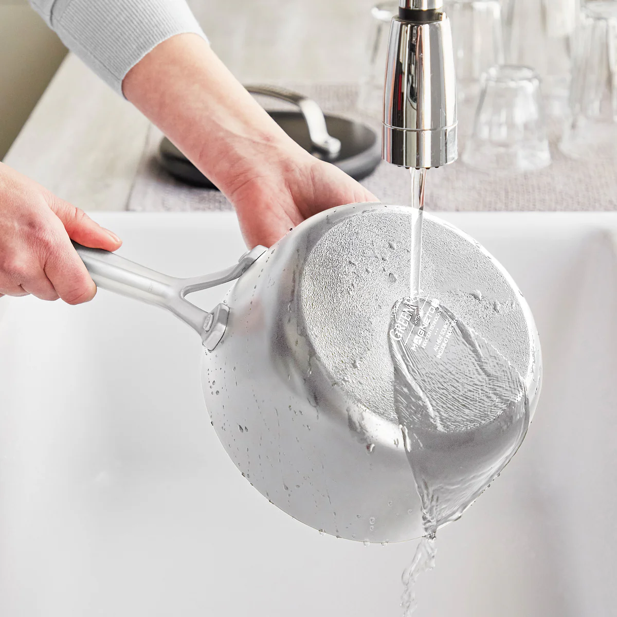 GP5 Stainless Steel 3.26-Quart Saucepan with Lid | Mirror Handles