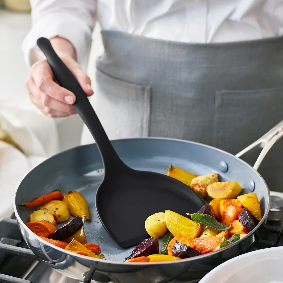 Premiere Silicone Roasting Scoop | Black