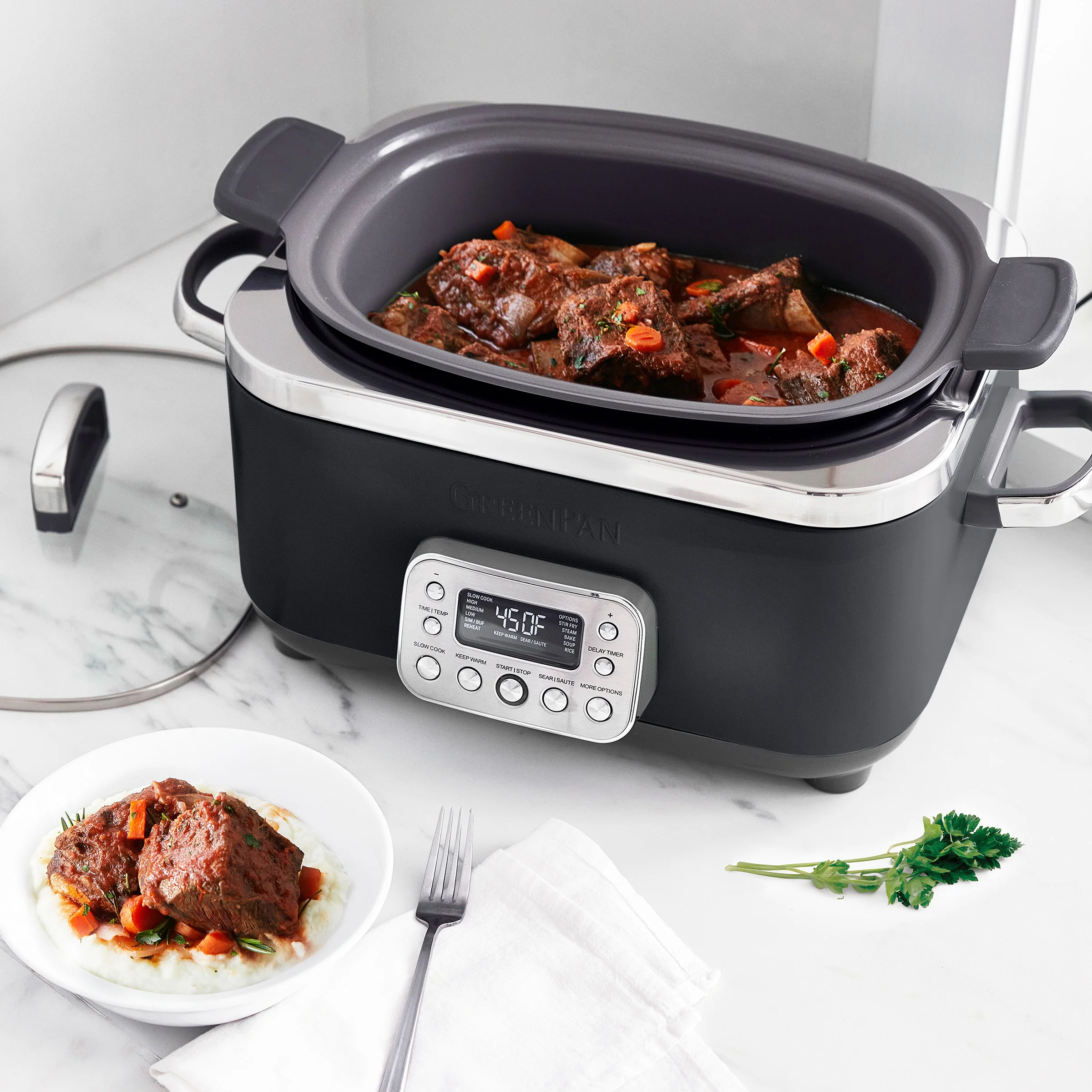 Elite 14-in-1 6-Quart Slow Cooker | Black
