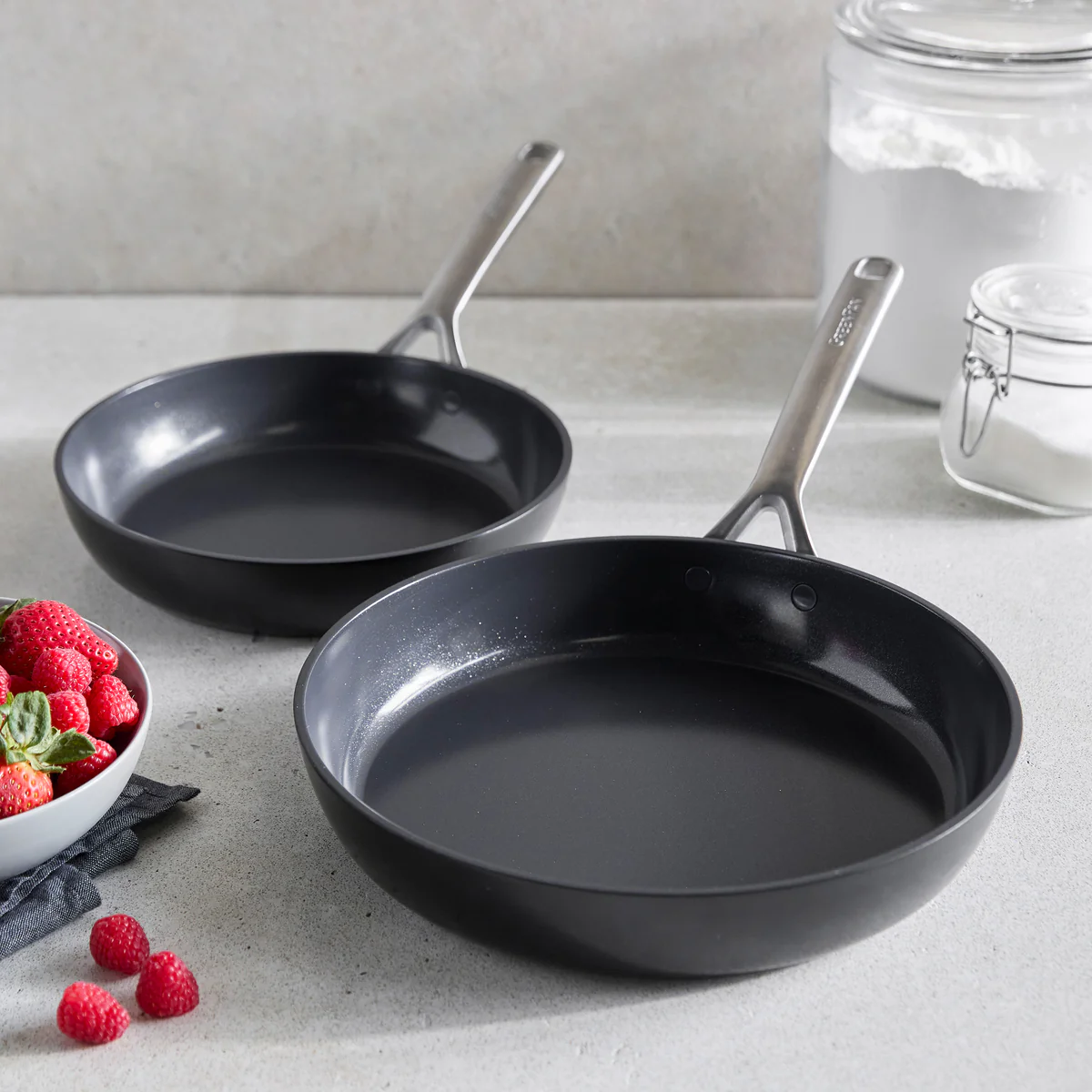 GP5 Infinite8 Ceramic Nonstick 9.5 and 11 Frypan Set