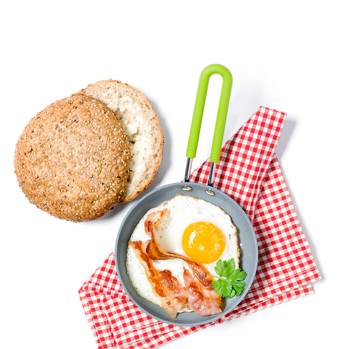 Mini Ceramic Nonstick 5 Round Frypan | Green