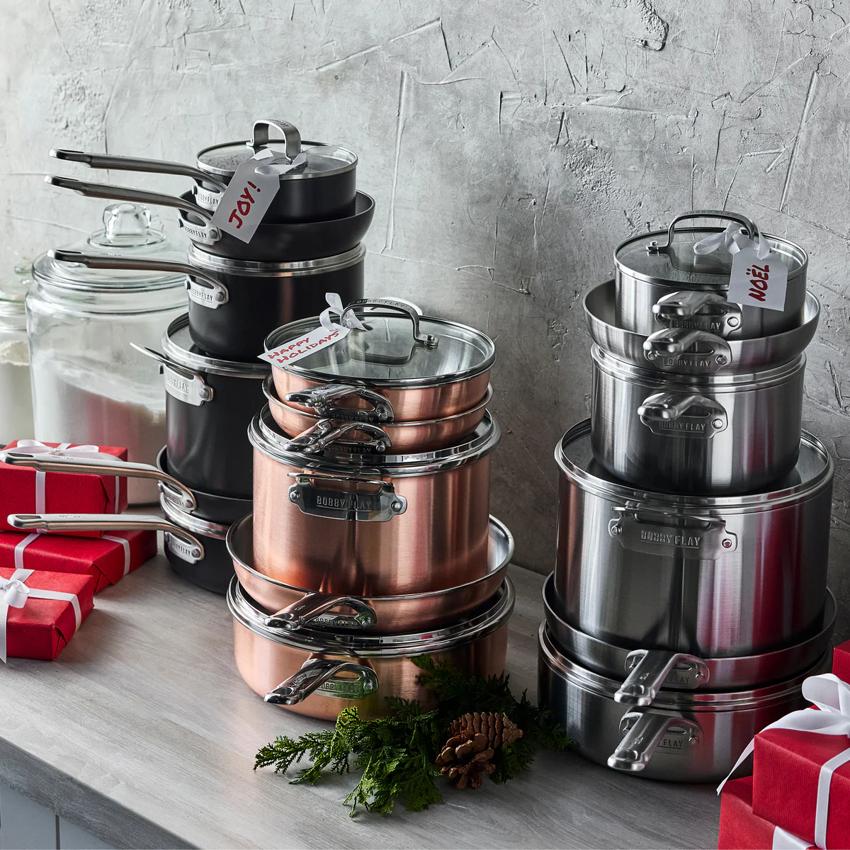 Bobby Flay by GreenPan Chef Series Hard Anodized 10-Piece Cookware Set