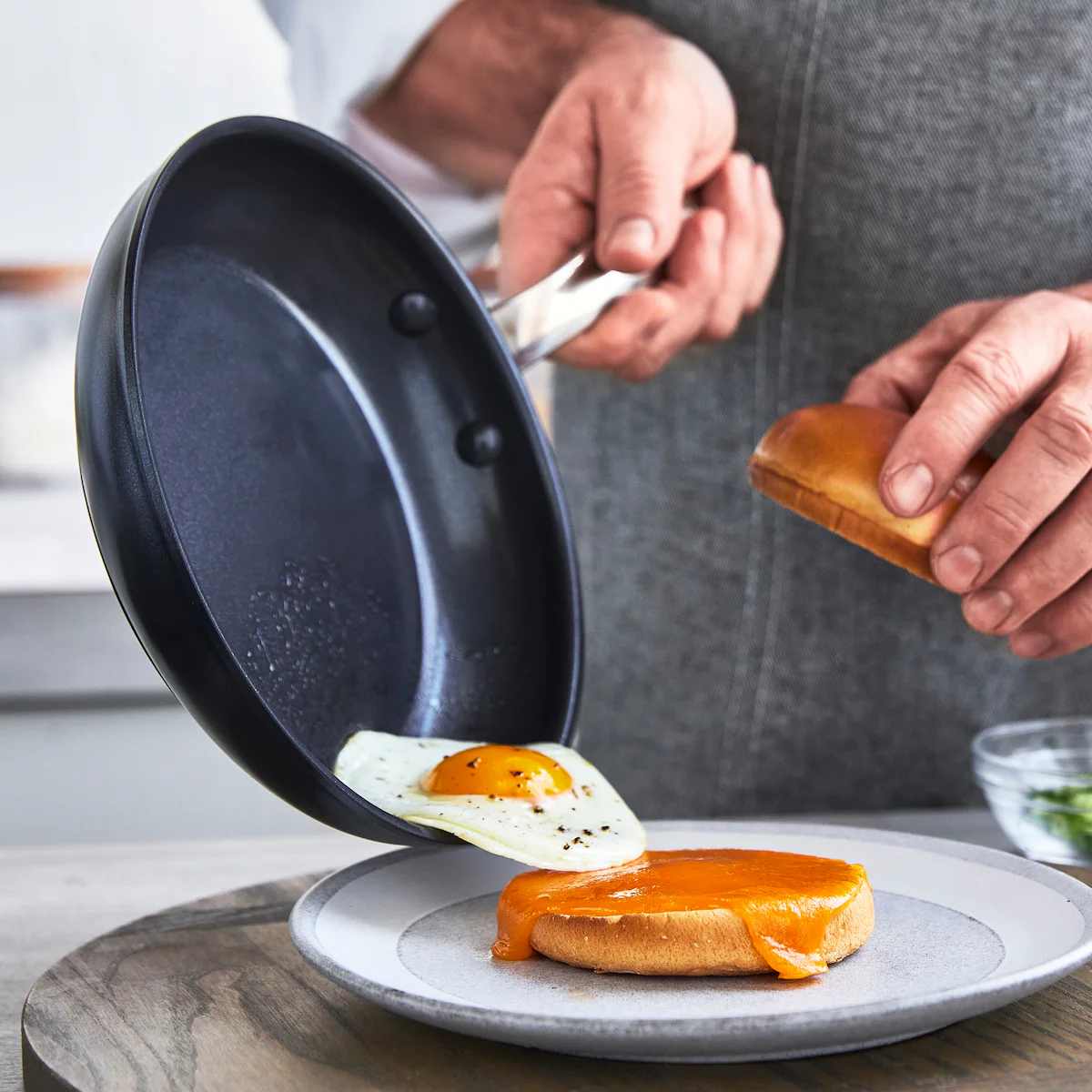 Chatham Black Ceramic Nonstick 8 and 10 Frypan Set