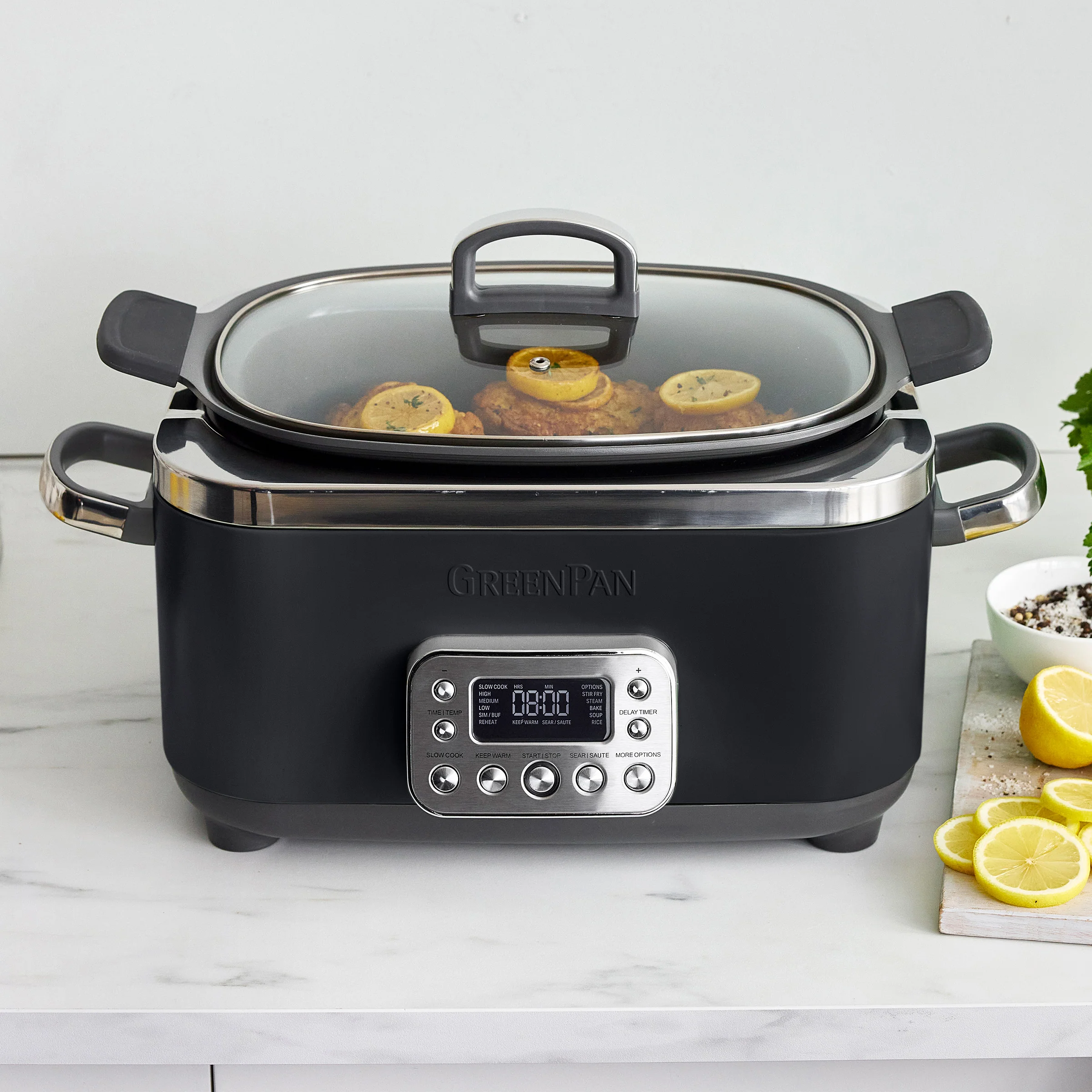 Elite 14-in-1 6-Quart Slow Cooker | Black