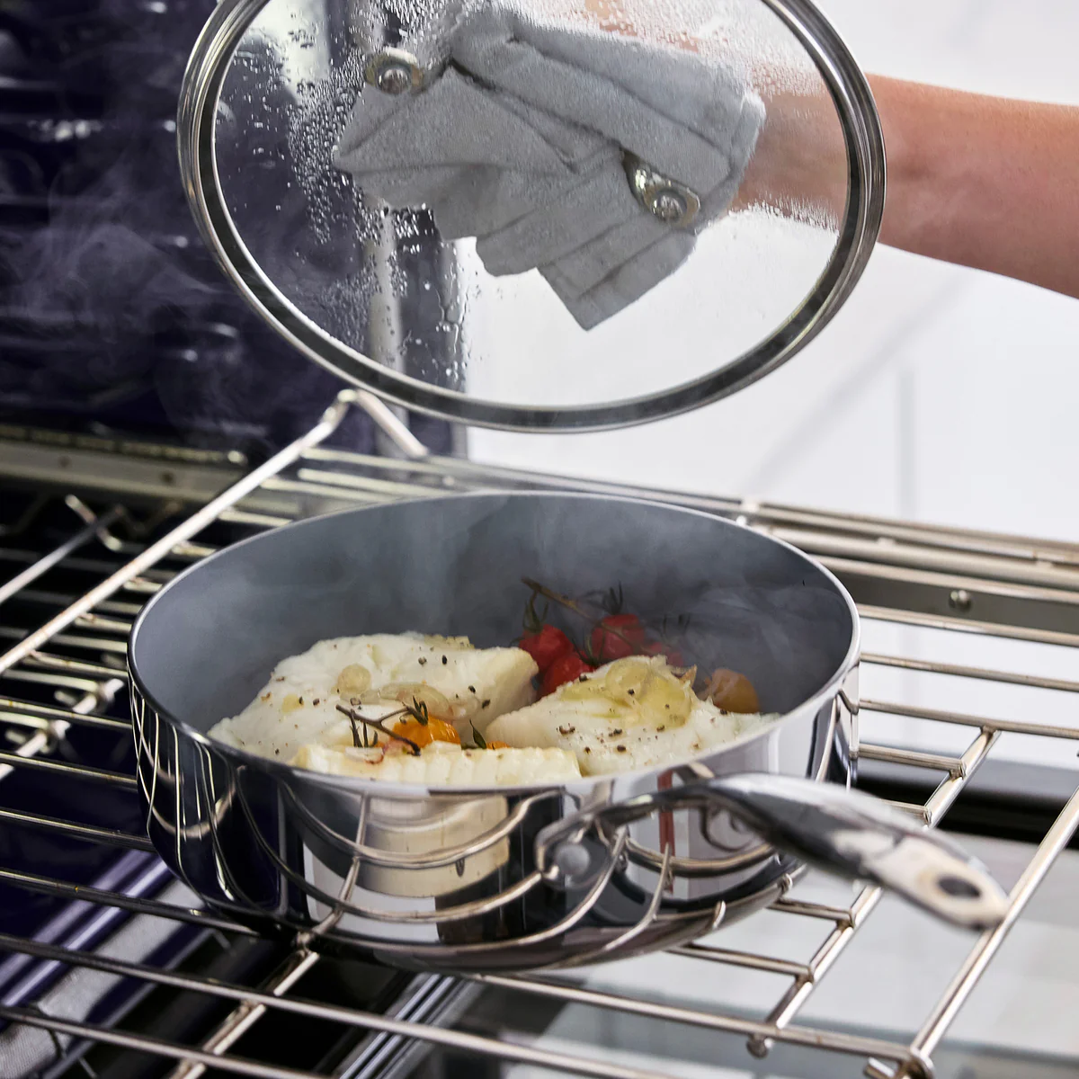 Valencia Pro Stainless Steel 10-Piece Cookware Set