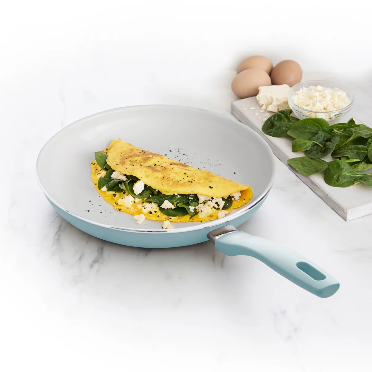 Dover Ceramic Nonstick 10 Frypan | Blue Haze