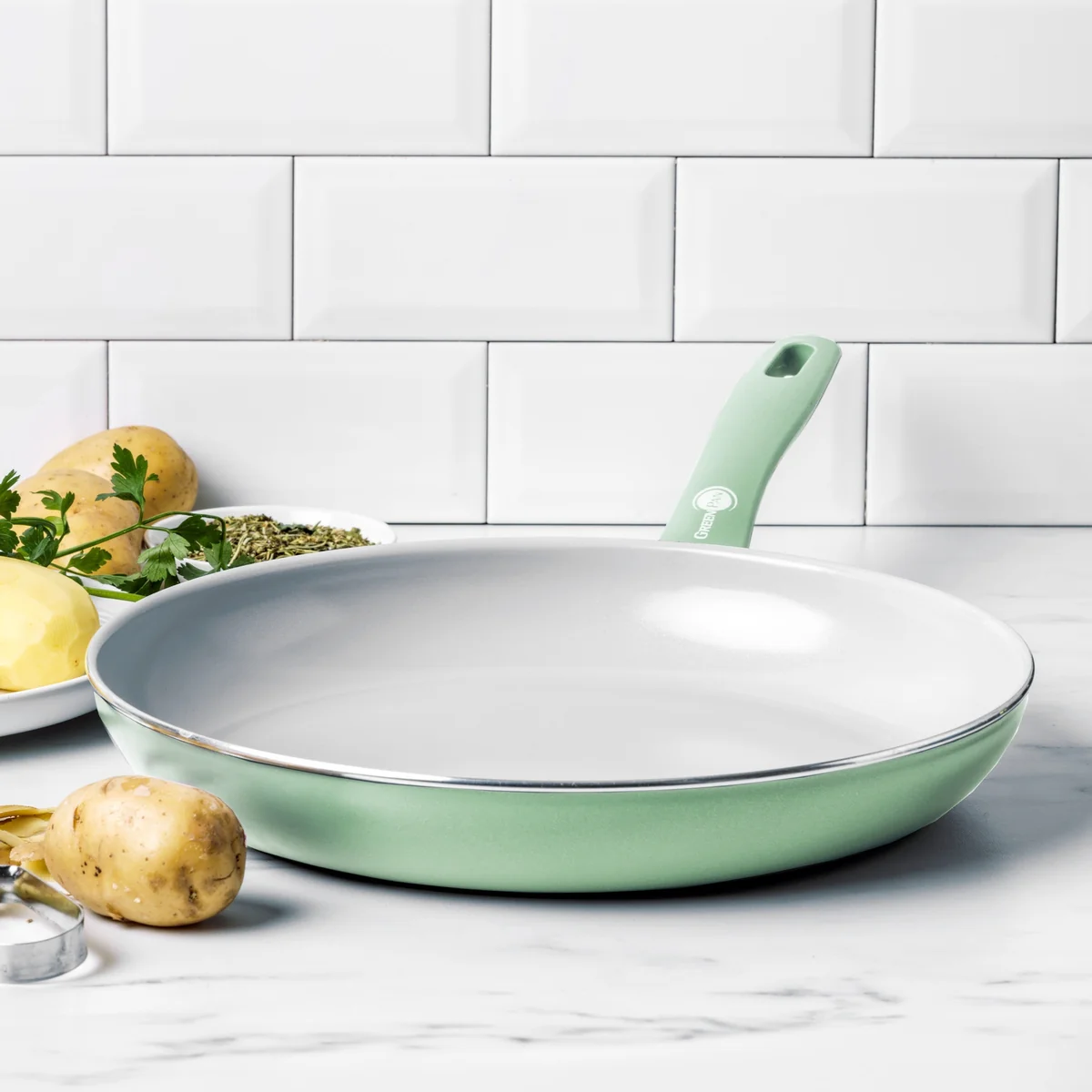 Dover Ceramic Nonstick 12 Frypan | Pastel Green