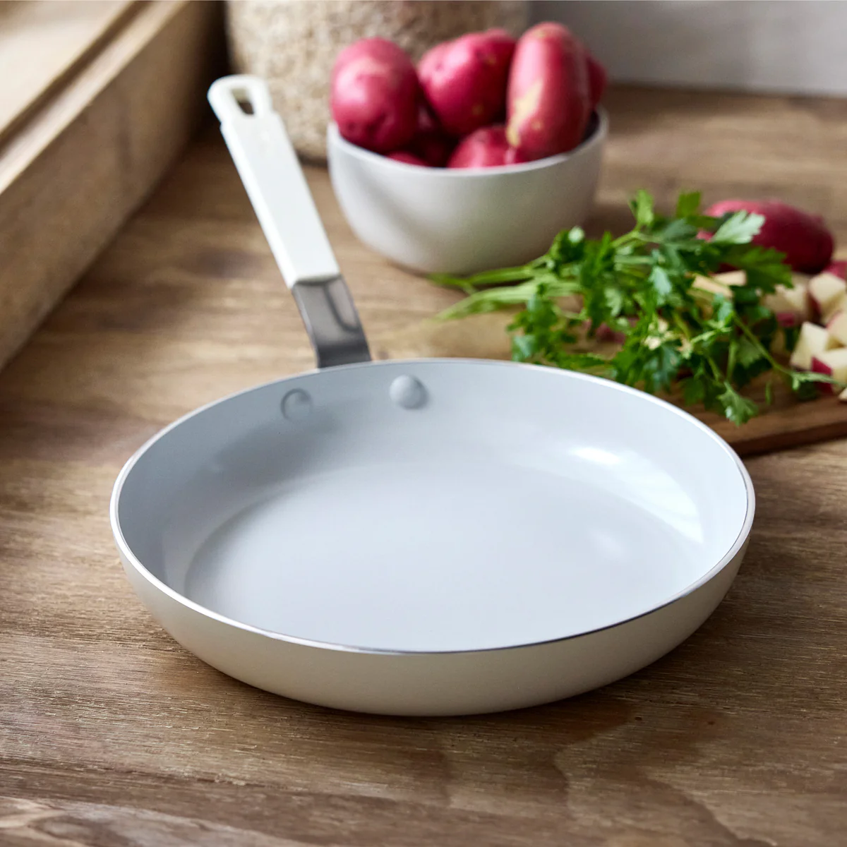 Bobby Flay by GreenPan Professional Ceramic Nonstick 10 Frypan | Cream