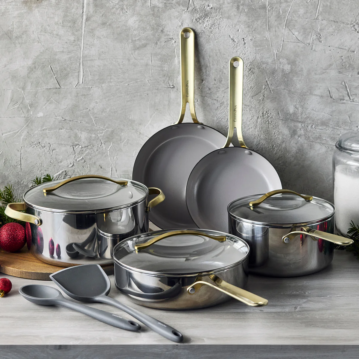 Nova Gallery Stainless Steel 10-Piece Cookware Set