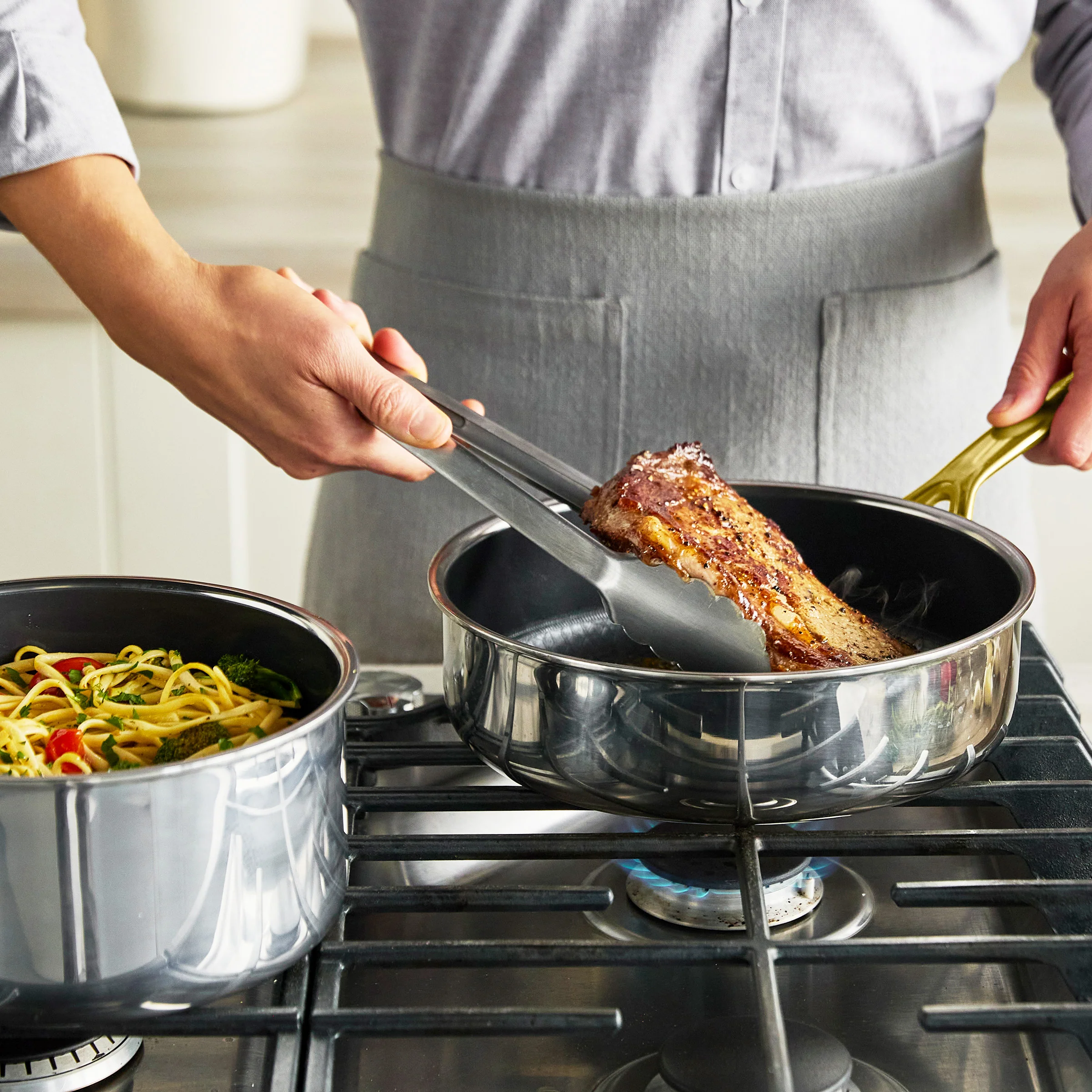 Spectra Gold Thermobond Hybrid Ceramic Nonstick 12-Piece Cookware Set