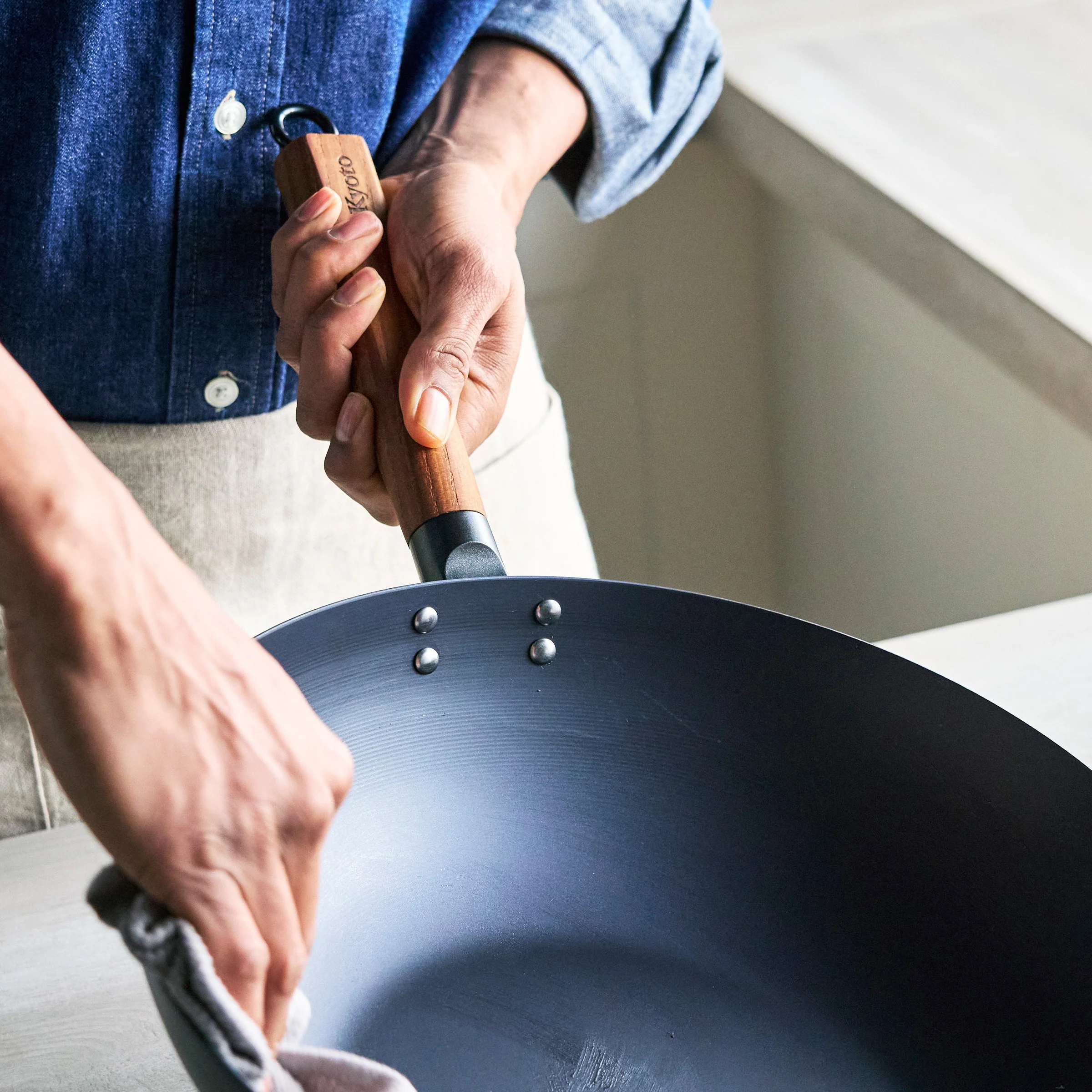 Kyoto Carbon Steel 12 Wok