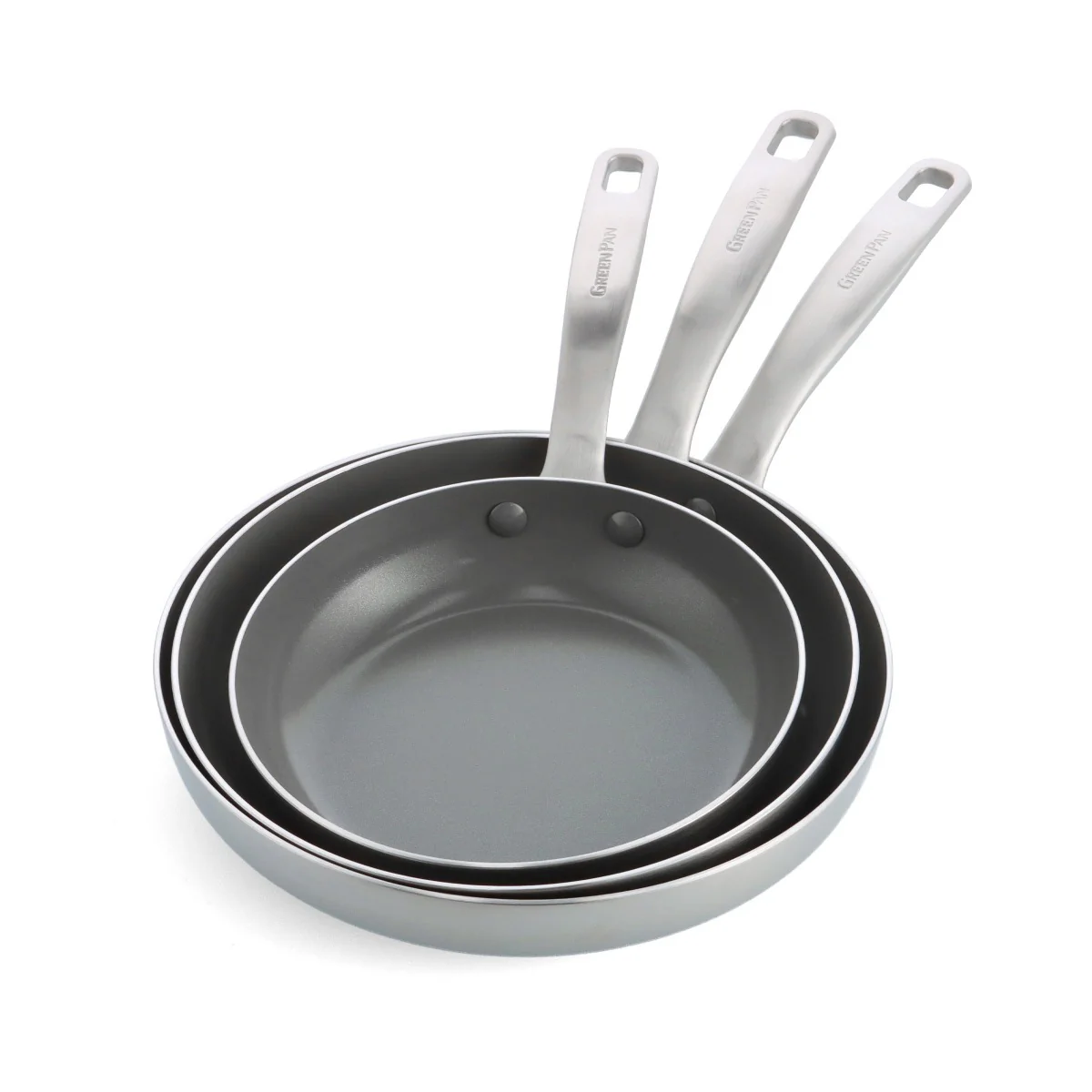 Chatham Stainless 8, 9.5 and 11 Frypan Set