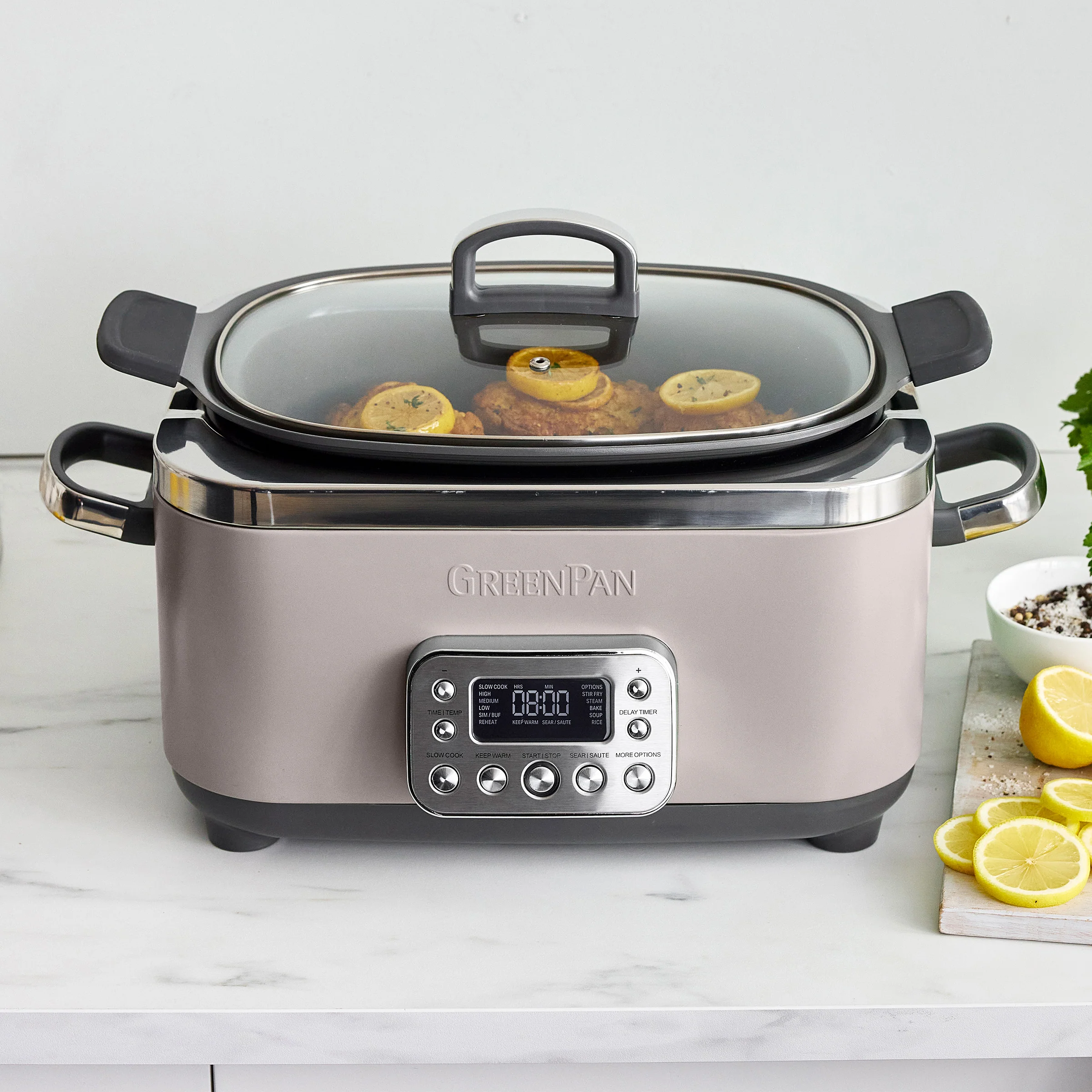 Elite 14-in-1 6-Quart Slow Cooker | Clay