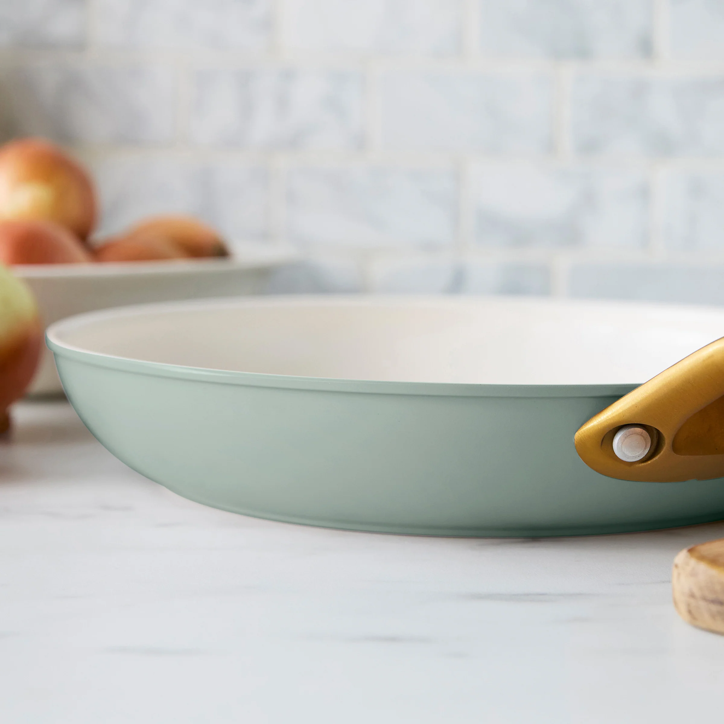 Reserve Pro Ceramic Nonstick 8, 10 and 12 Frypan Set | Moss