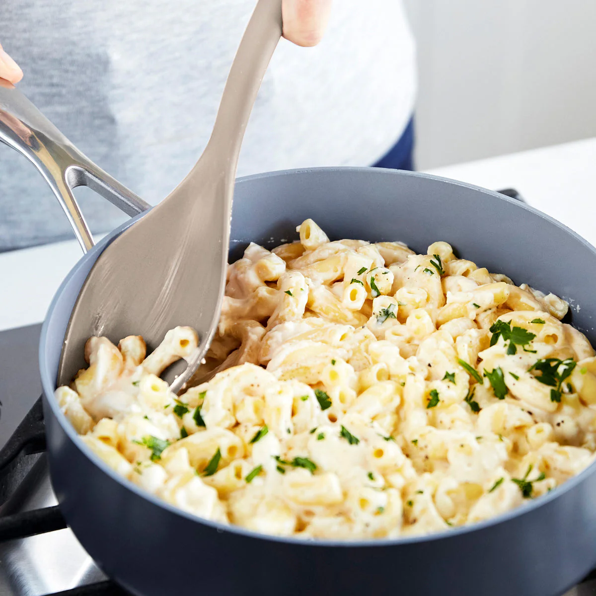 Platinum Silicone Solid Spoon | Taupe