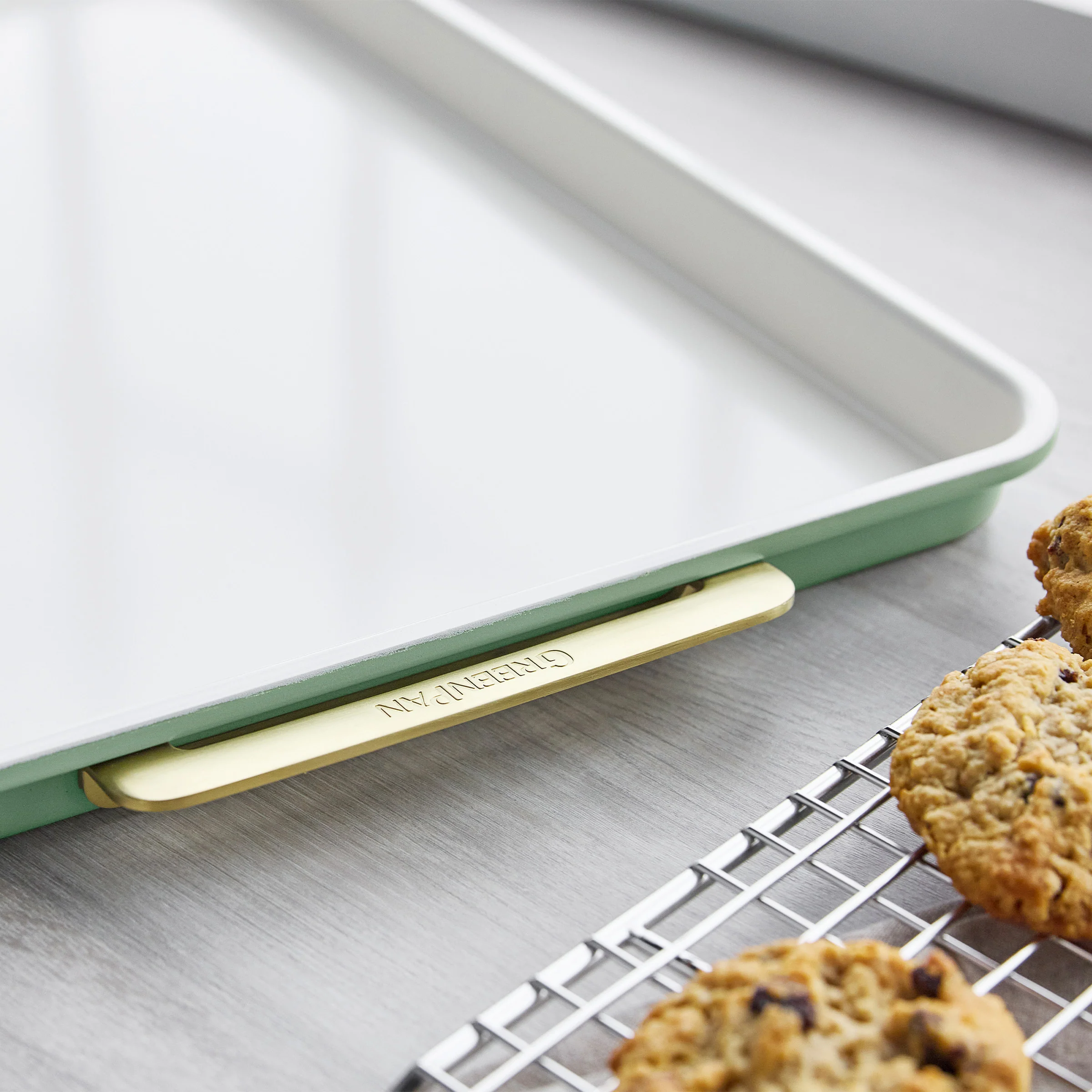 Reserve Bakeware 2-Piece 13 x 18 Half Sheet Pan Set | Sage