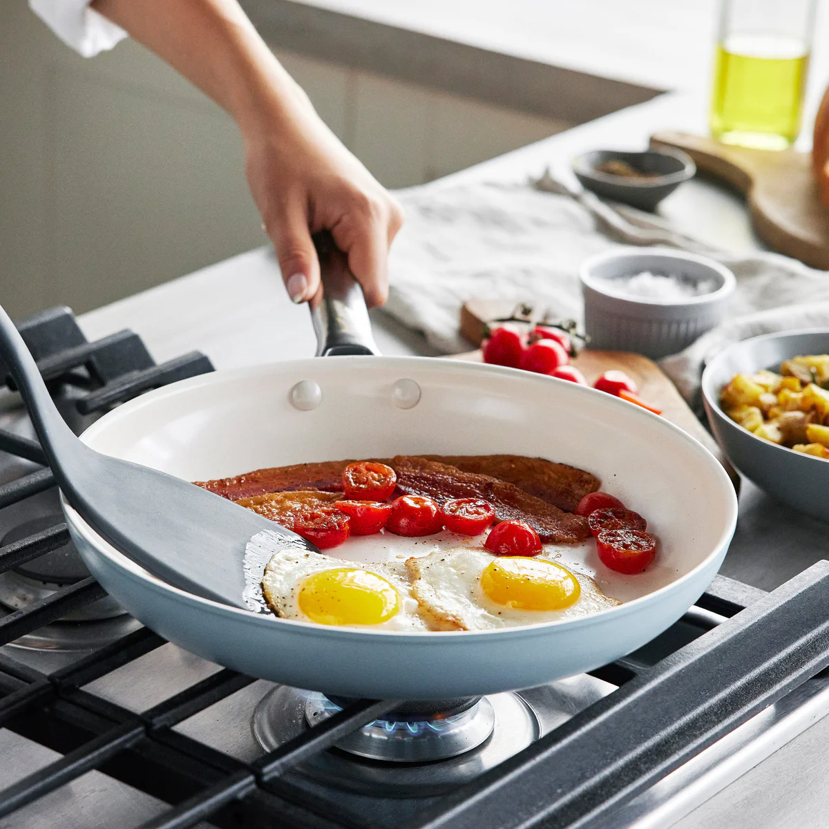 Padova Pro Ceramic Nonstick 8 and 10 Frypan Set