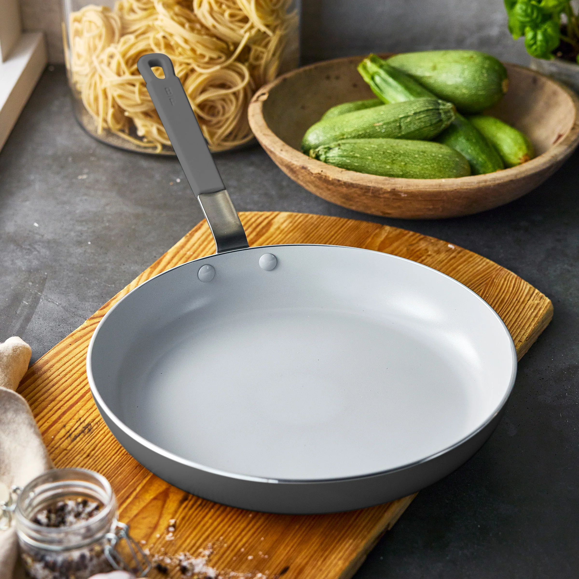 Bobby Flay by GreenPan Professional Ceramic Nonstick 12 Frypan | Graphite