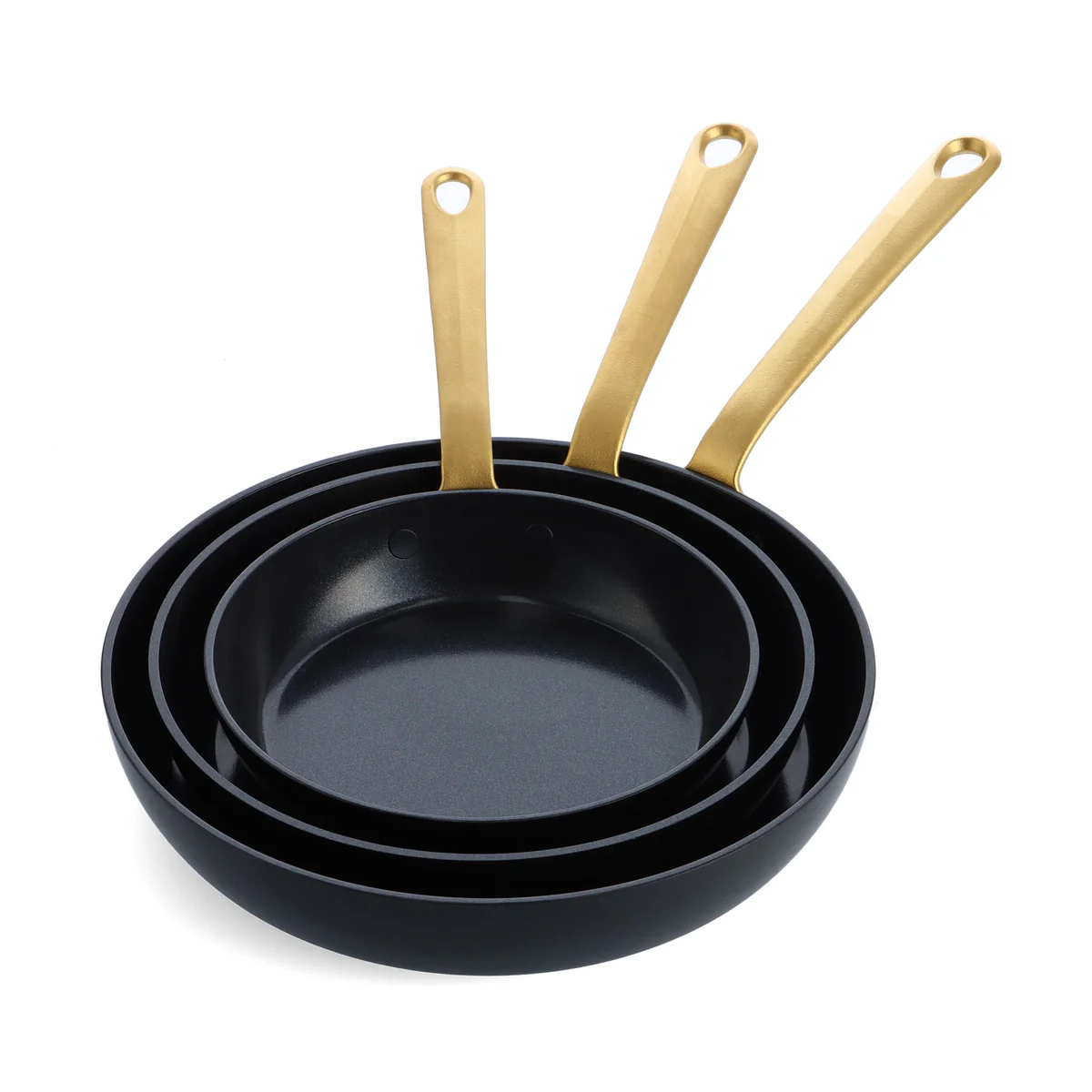 Craft Ceramic Nonstick 8, 9.5 and 11 Frypan Set | Forest Green