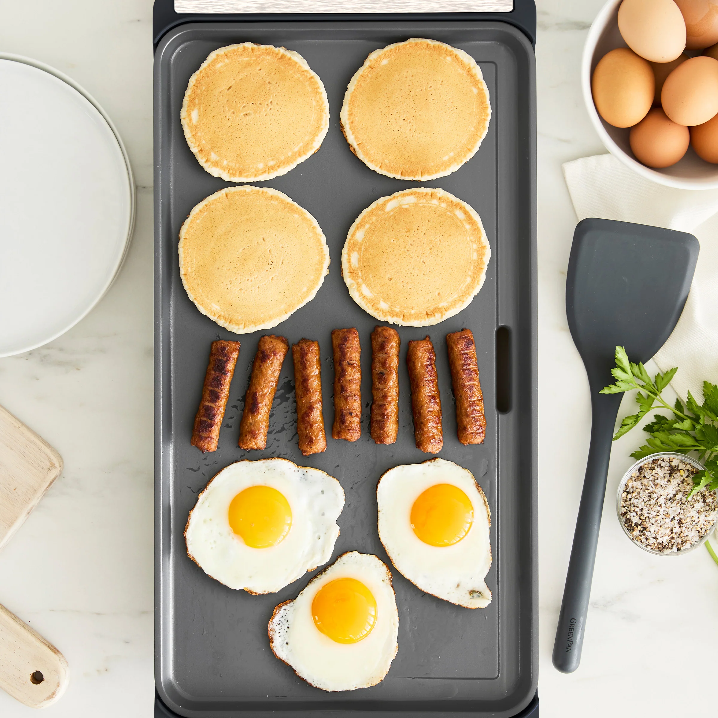 Advanced Griddle with Warming Drawer | Graphite