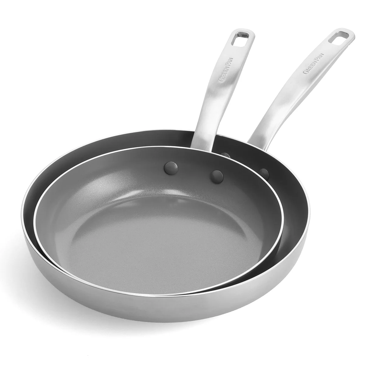 Chatham Stainless 8 and 10 Frypan Set