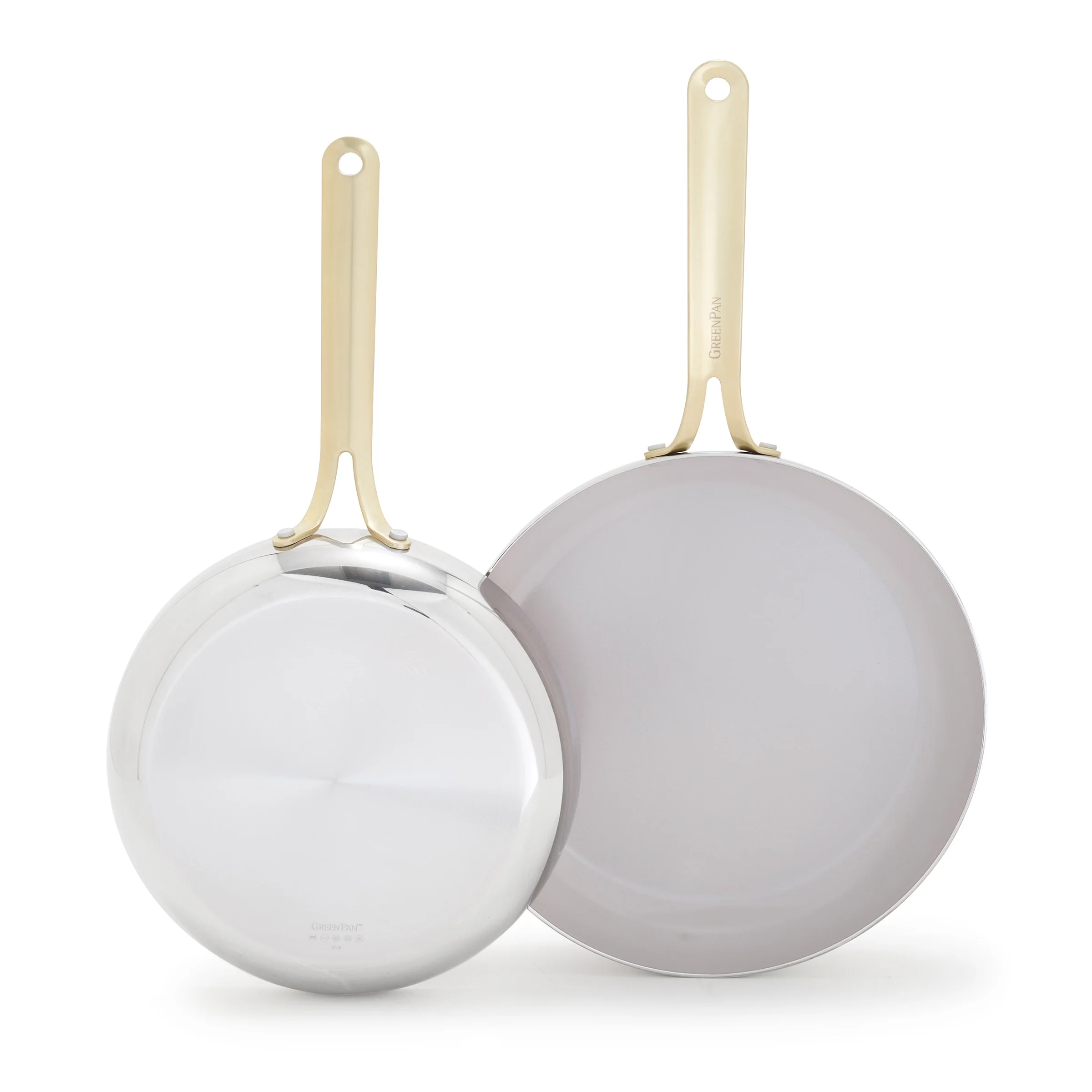 Nova Gallery Stainless Steel 10 and 12 Frypan Set