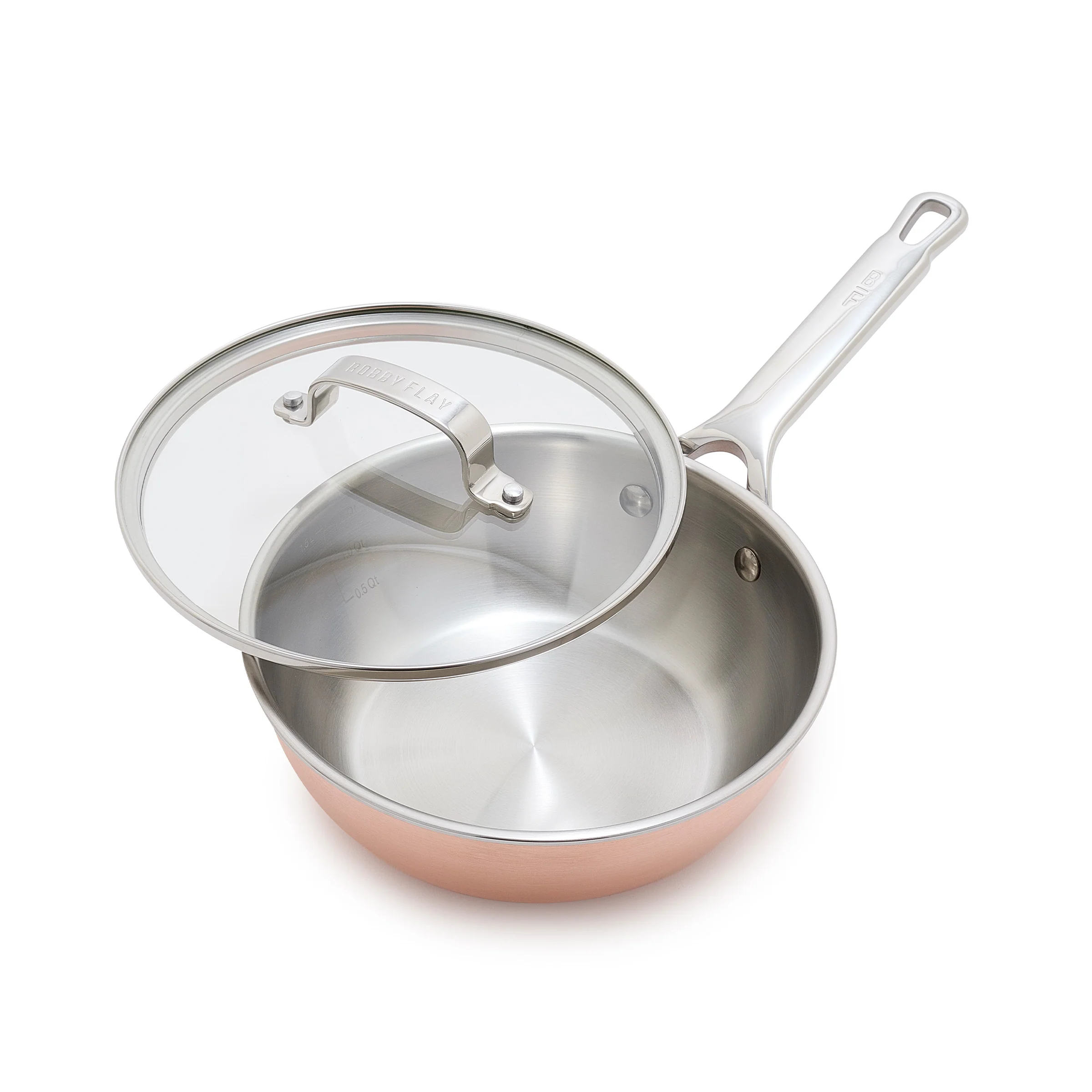 Bobby Flay by GreenPan Copper Clad 2-Quart Chef’s Pan with Lid