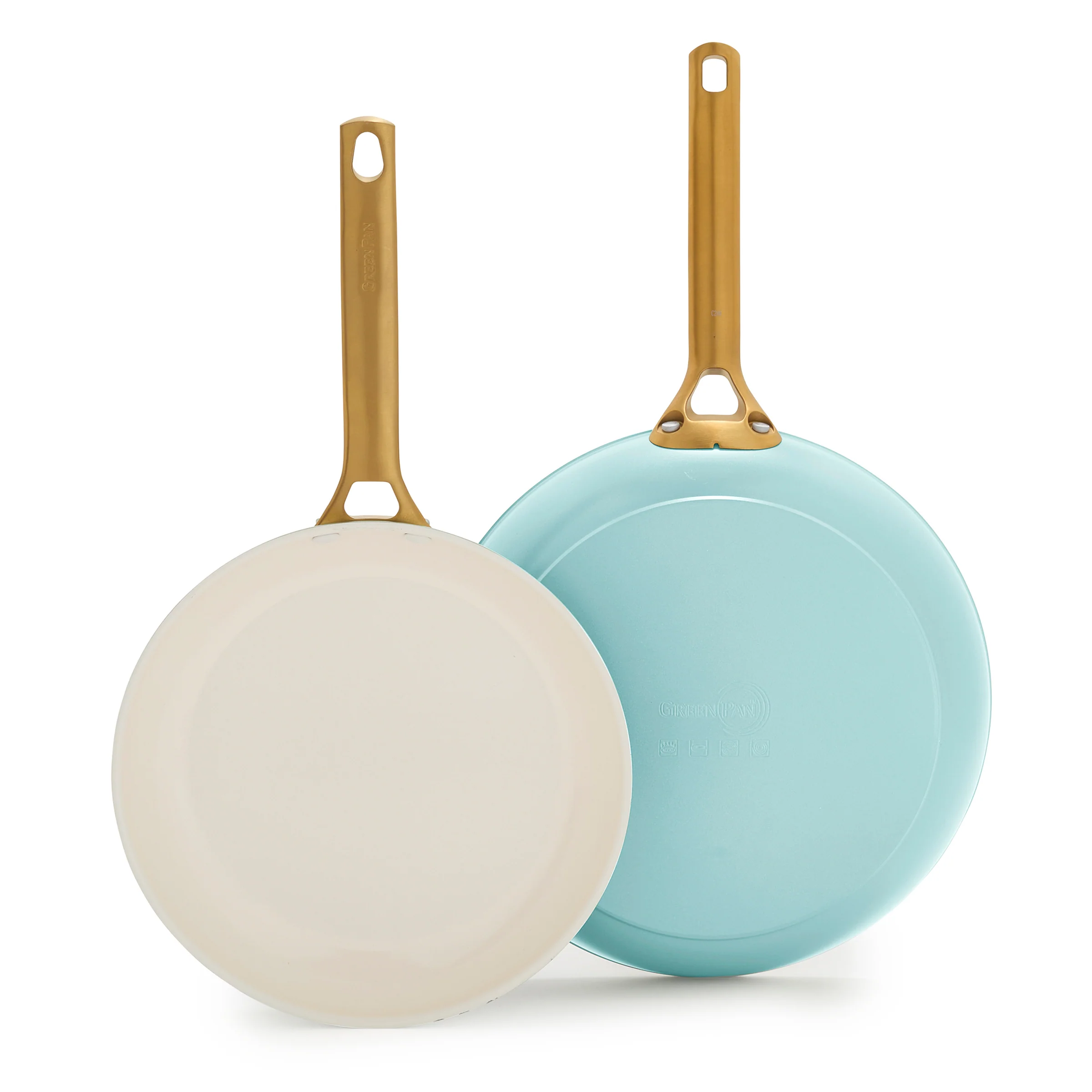 Reserve Pro Ceramic Nonstick 10 and 12 Frypan Set | Seaside