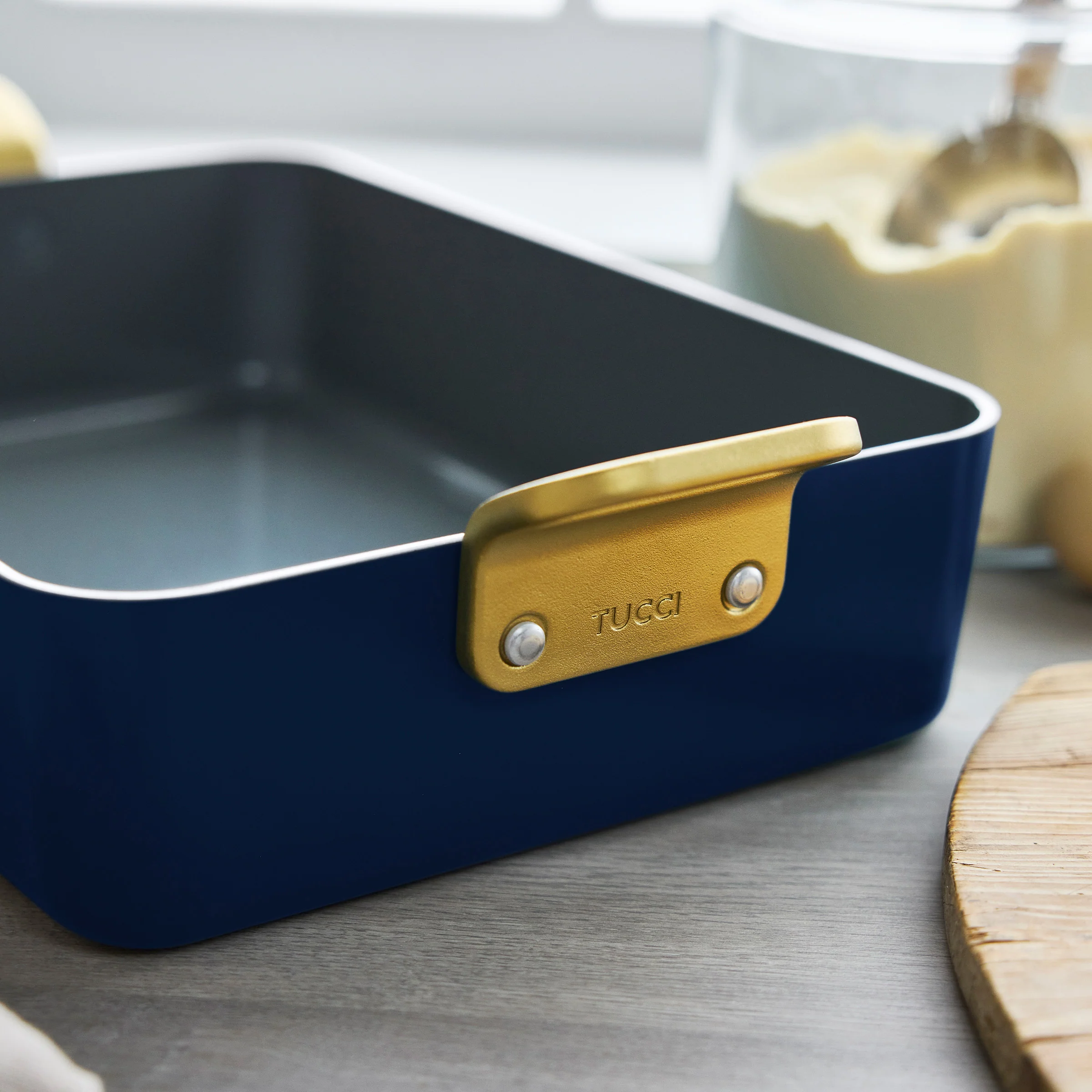 Stanley Tucci™ Ceramic Nonstick Lasagna Pan | Marino Blue