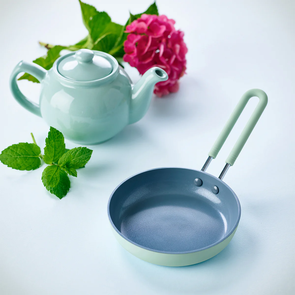 Mini Ceramic Nonstick 5 Frypan | Mint Green