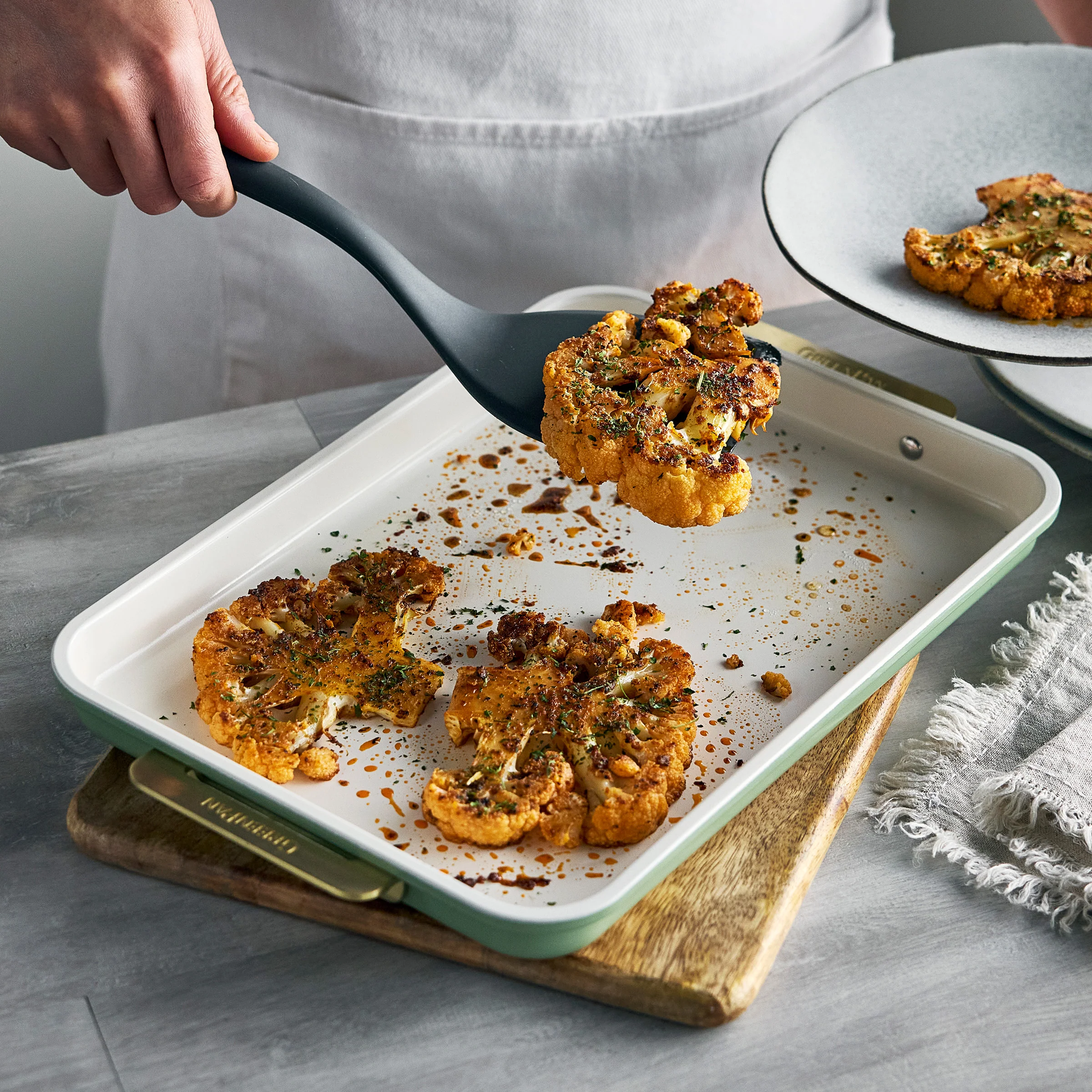 Reserve Bakeware 2-Piece Sheet Pan Set | Sage