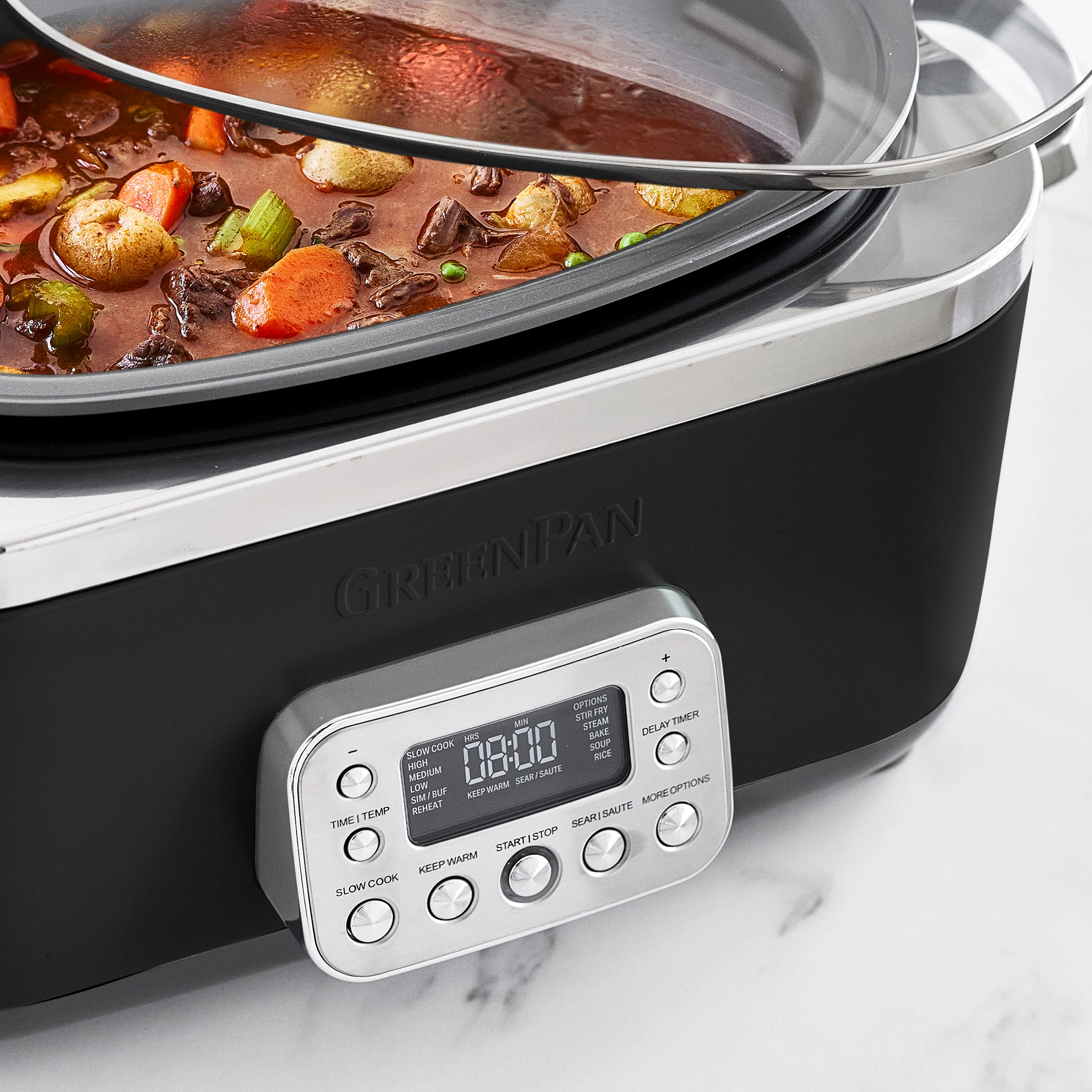 Elite 14-in-1 6-Quart Slow Cooker | Black