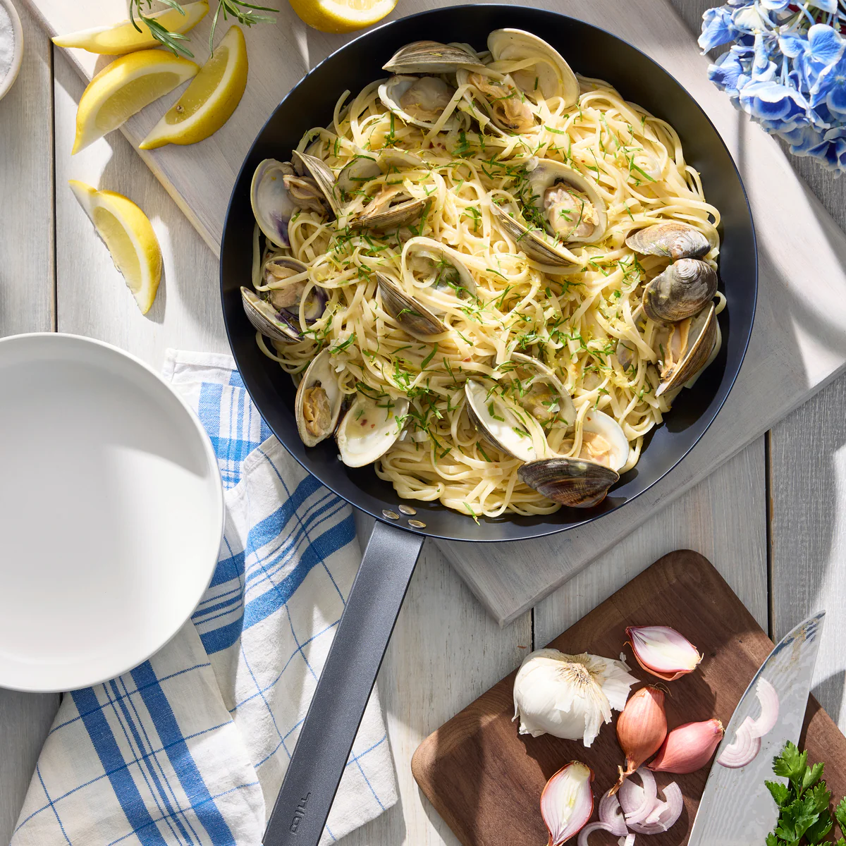 Bobby Flay by GreenPan 5-Piece Carbon Steel Set with Bobby at Home Cookbook