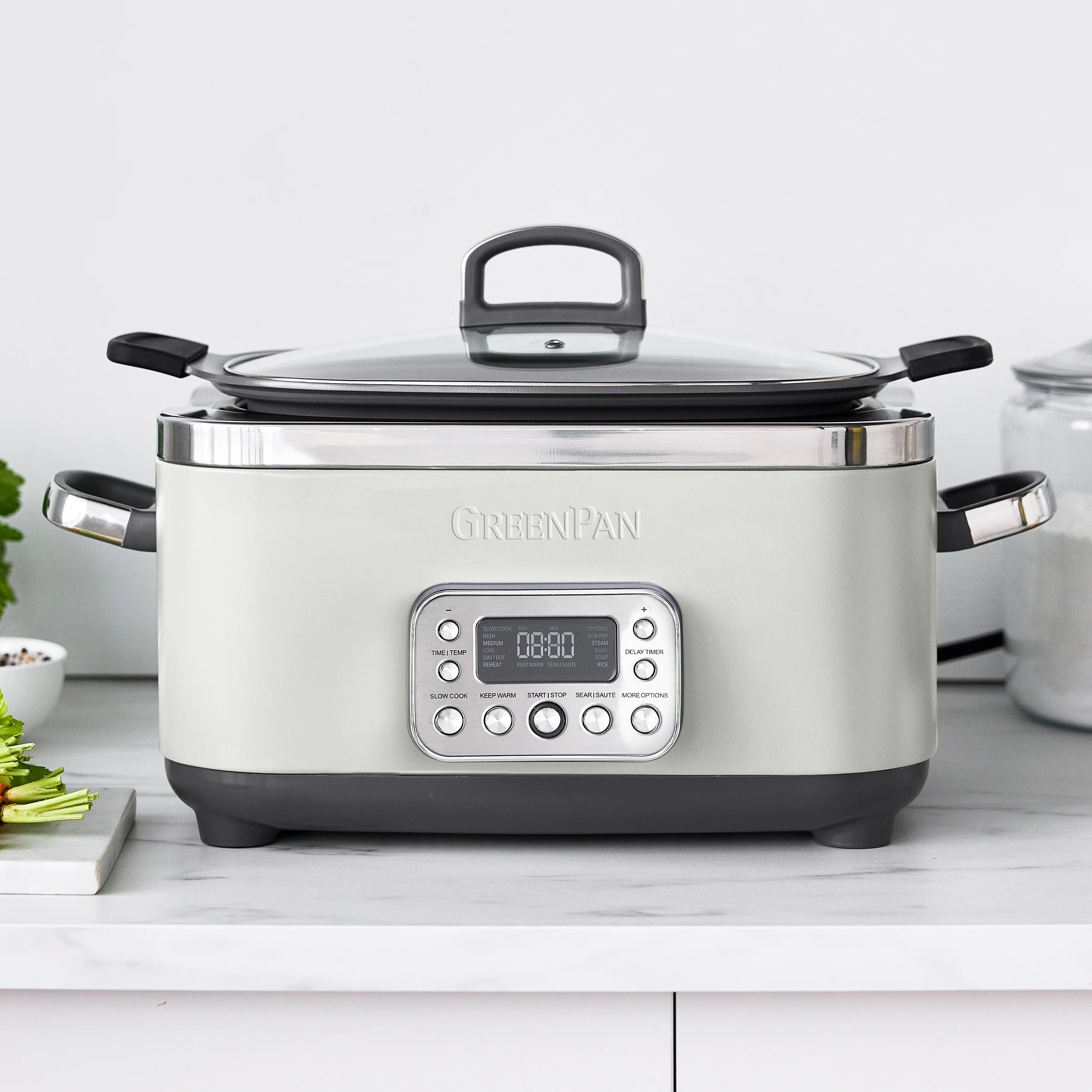 Elite 14-in-1 6-Quart Slow Cooker | Cloud Cream