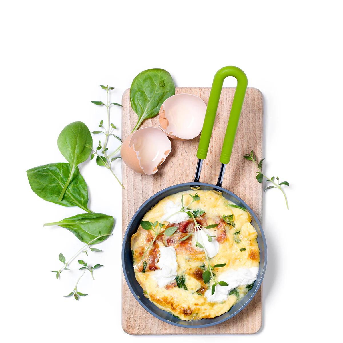 Mini Ceramic Nonstick 5 Round Frypan | Green