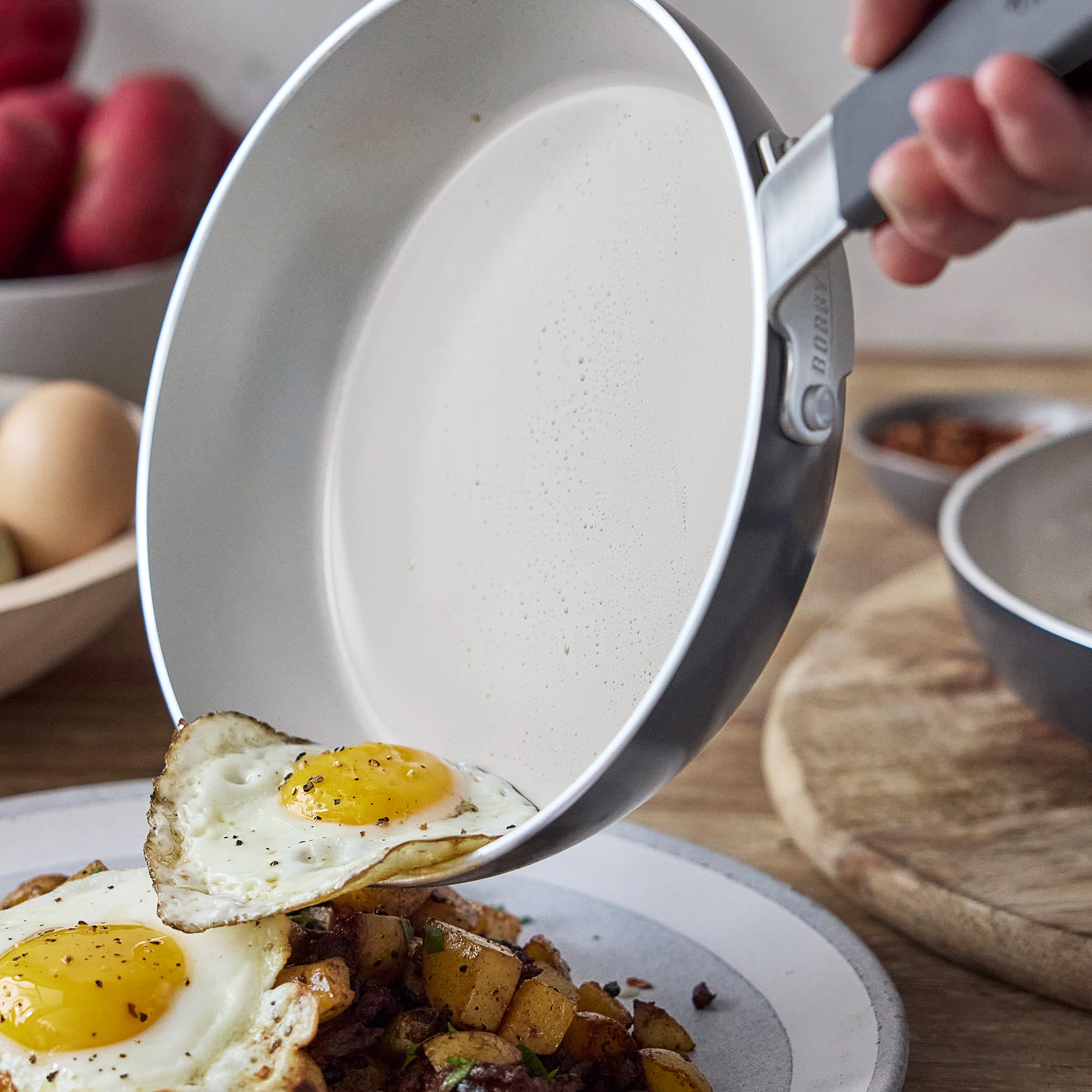 Bobby Flay by GreenPan Professional Ceramic Nonstick 10 Frypan | Graphite