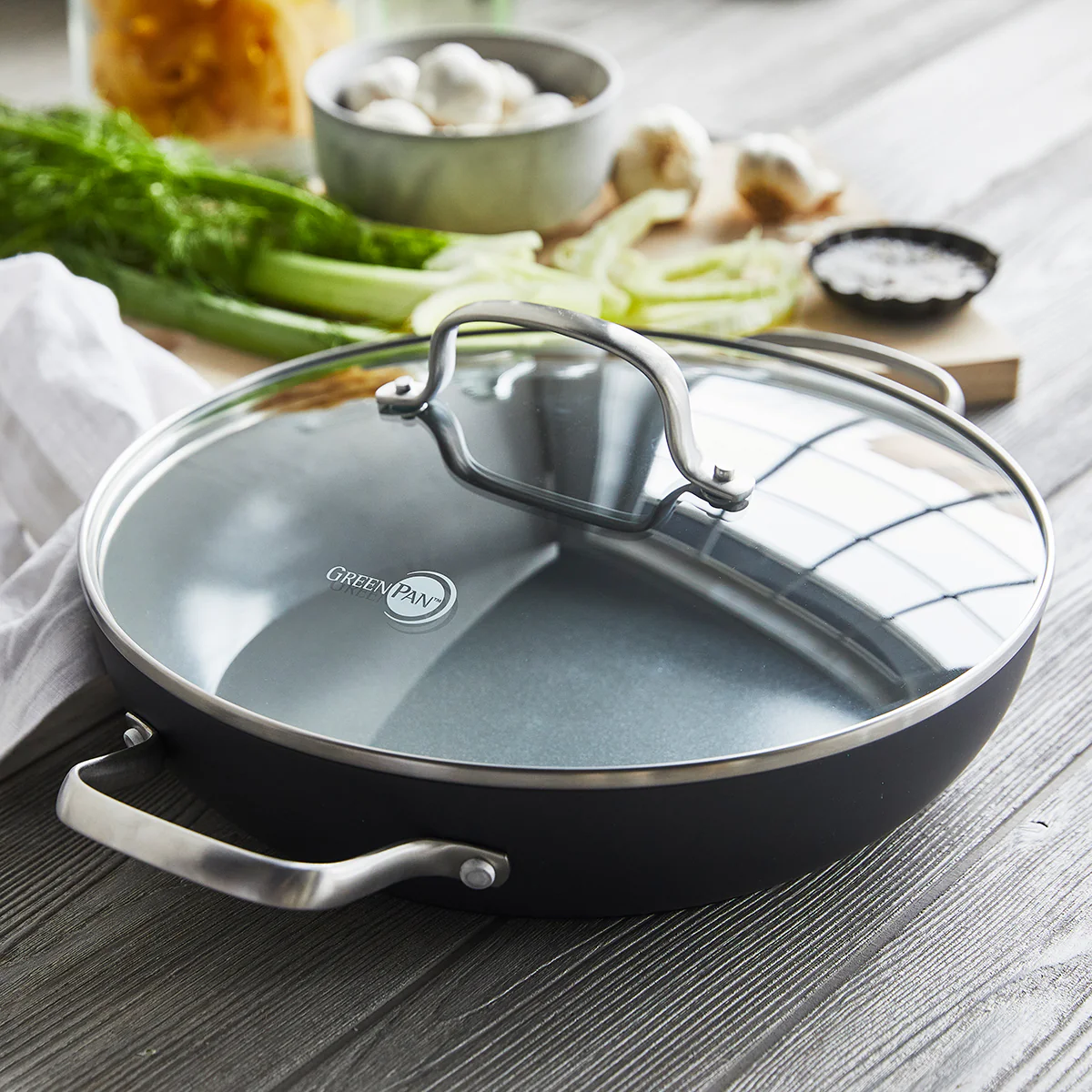 Chatham Ceramic Nonstick 11 Everyday Pan with Lid