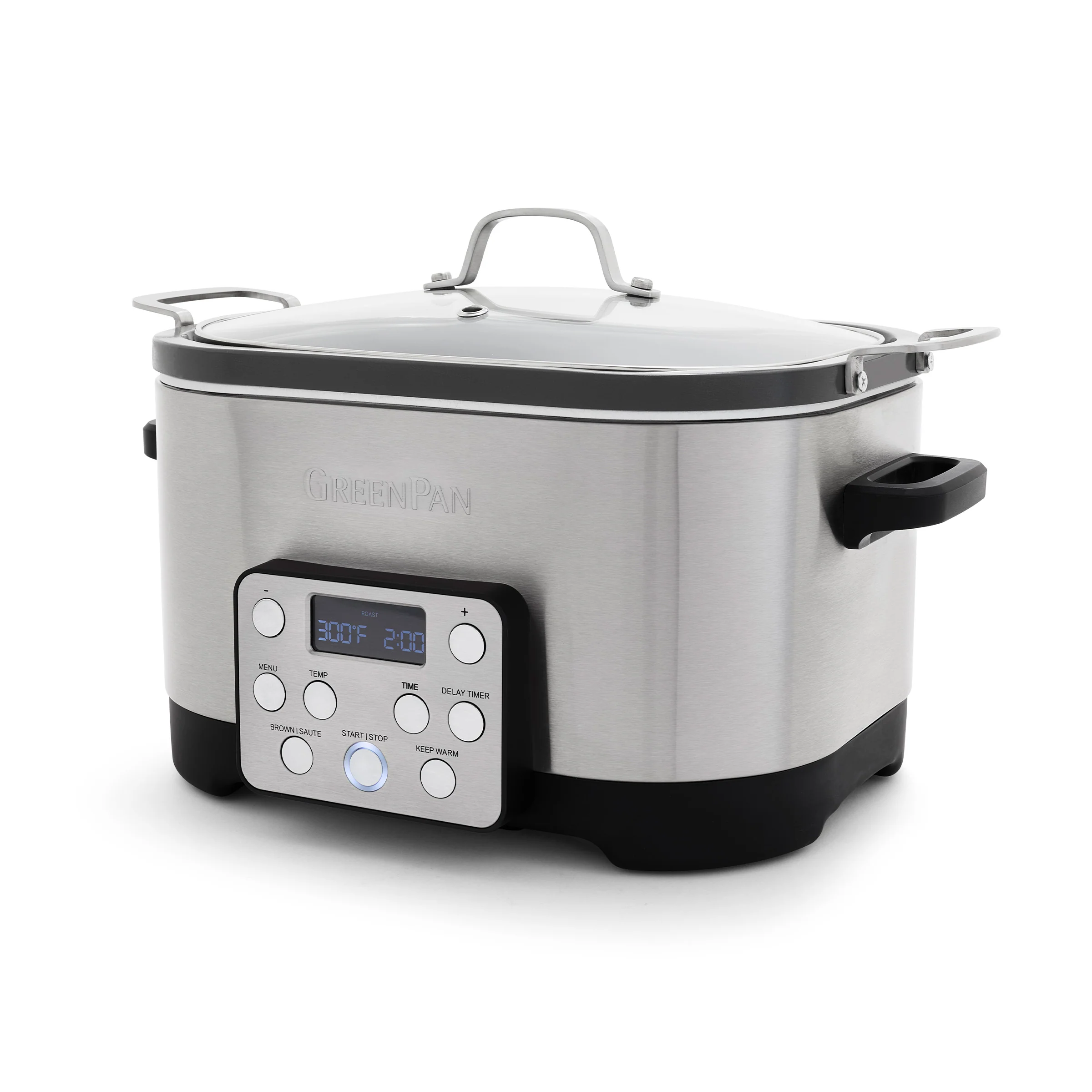 7-in-1 6-Quart Slow Cooker with In-Pot Browning | Stainless Steel