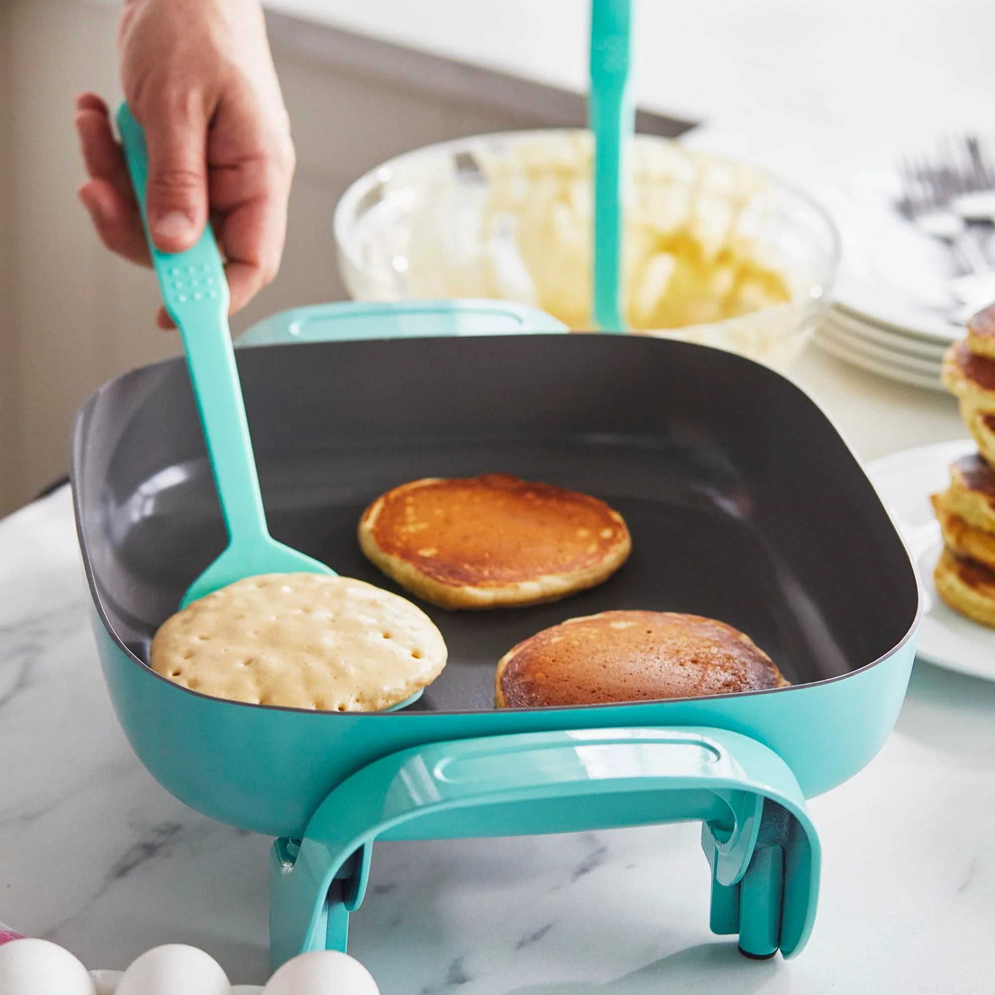 GreenLife Electric Skillet | Turquoise