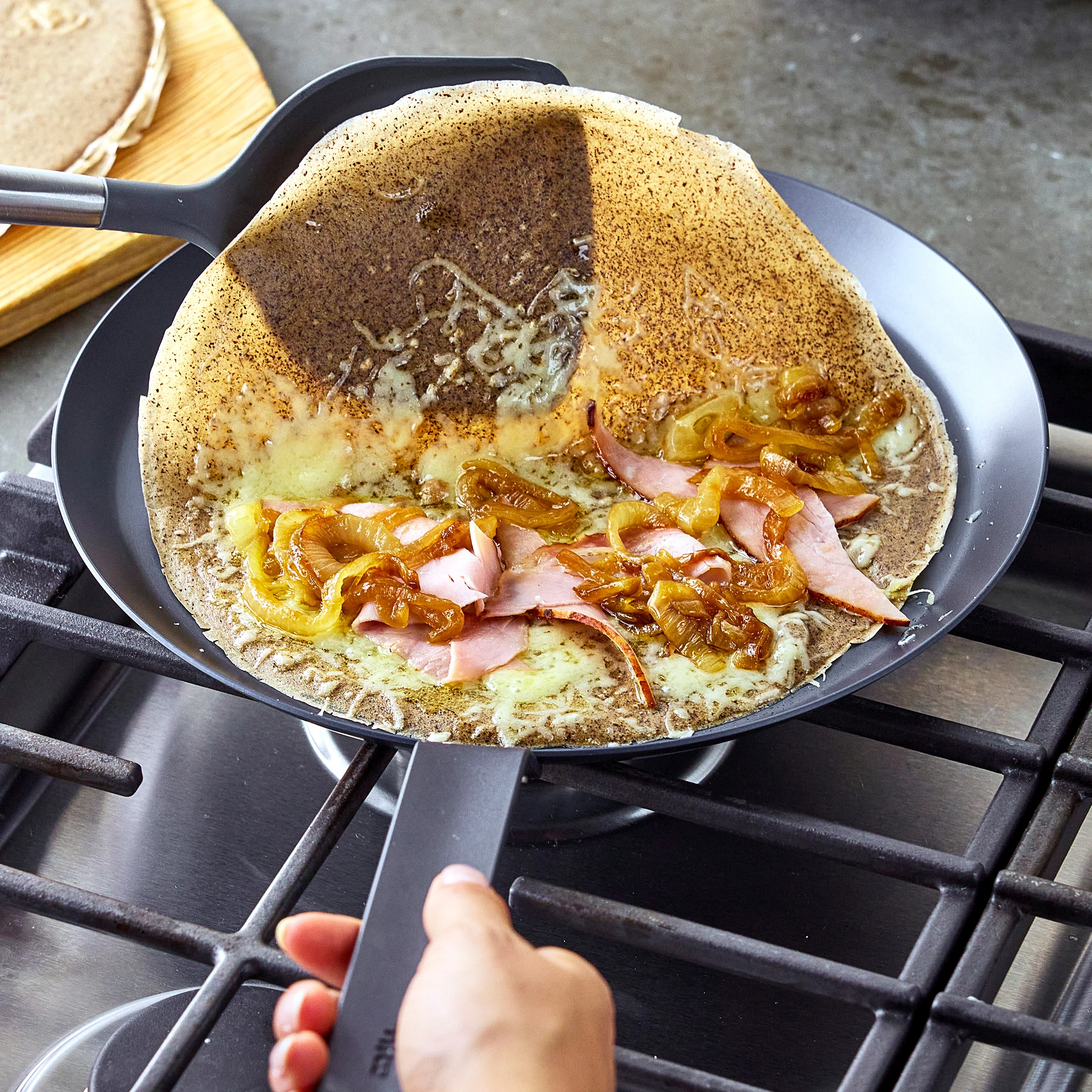 Bobby Flay by GreenPan 5-Piece Carbon Steel Set with Bobby at Home Cookbook