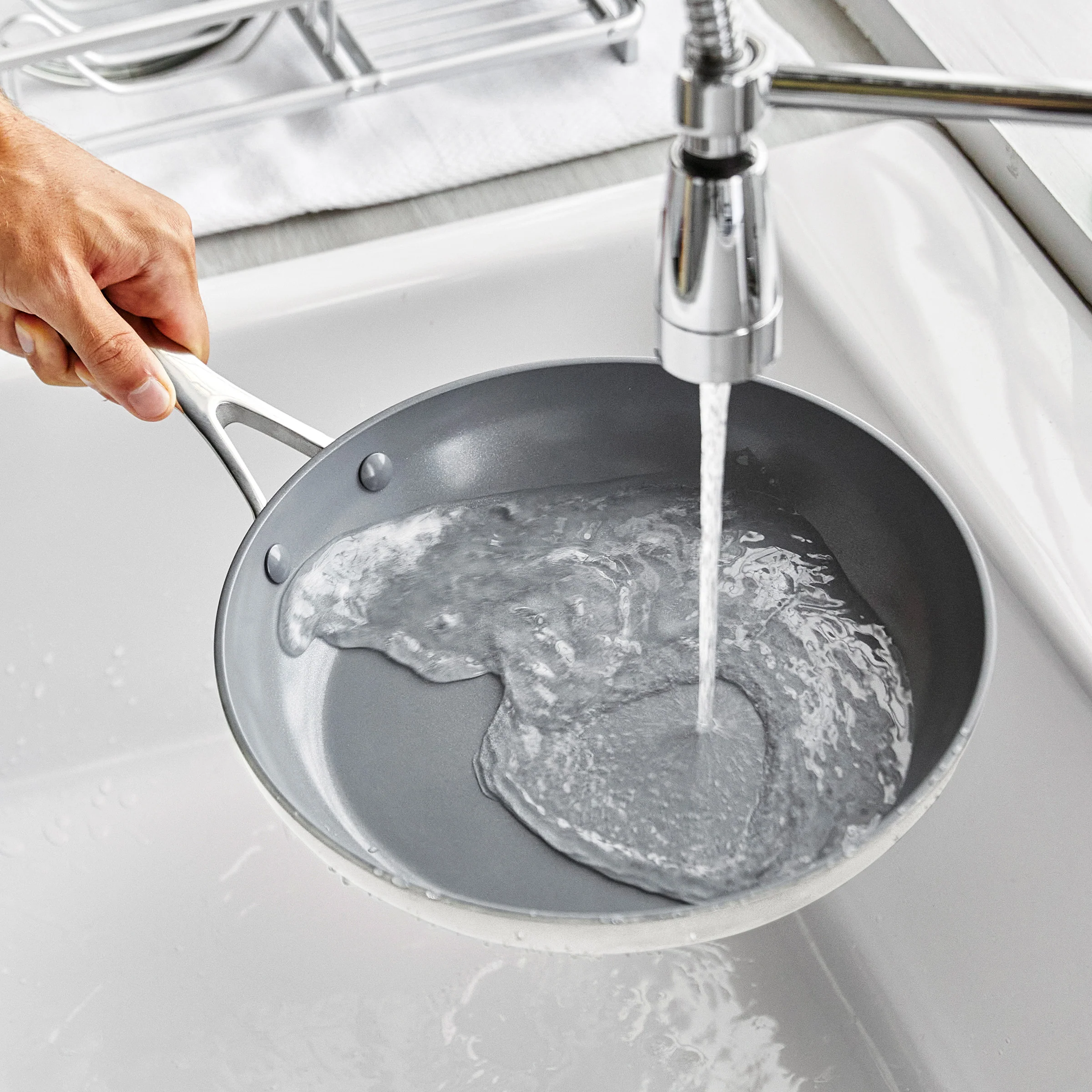 Valencia Pro Ceramic Nonstick 11-Piece Cookware Set | Cream