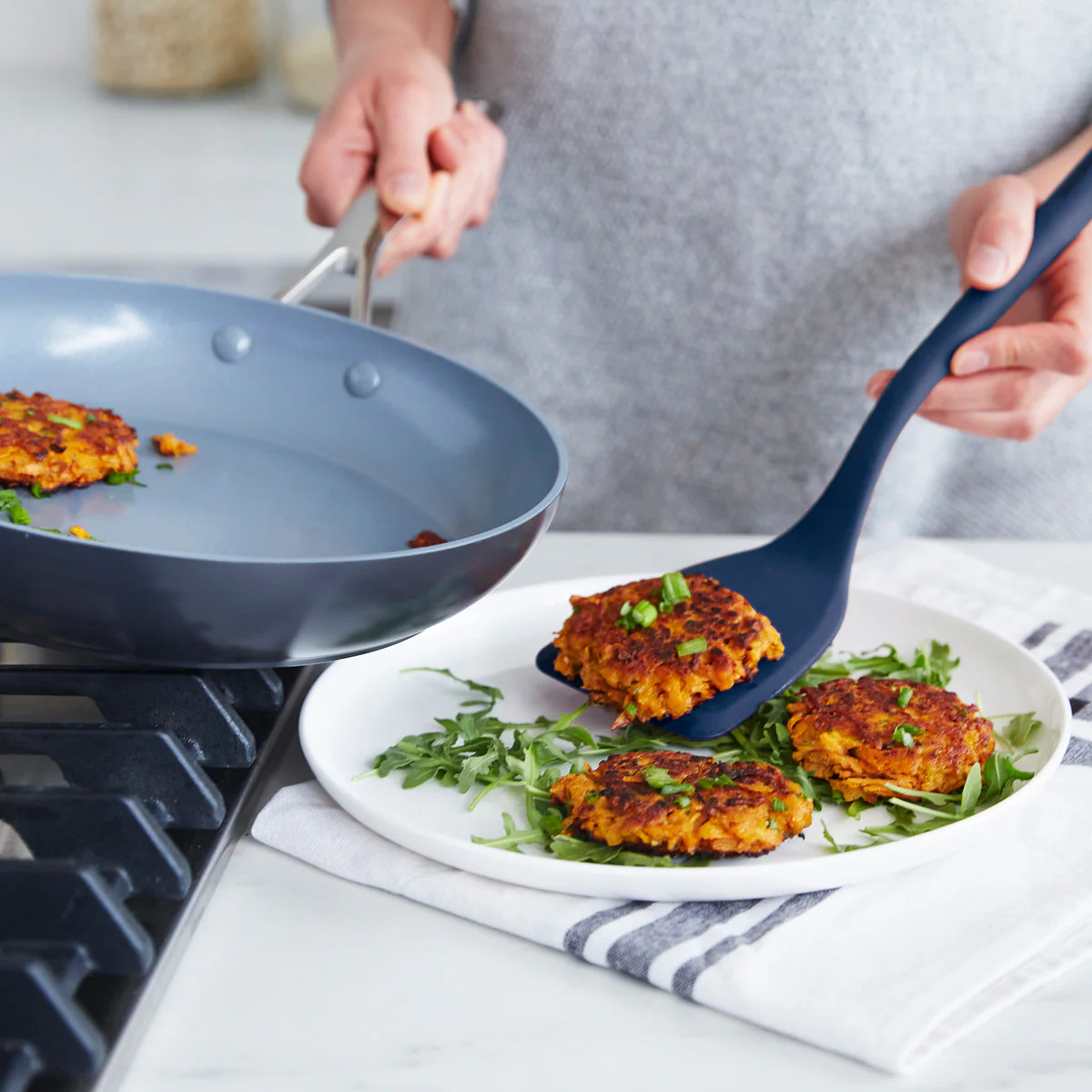 Platinum Silicone Solid Turner | Navy