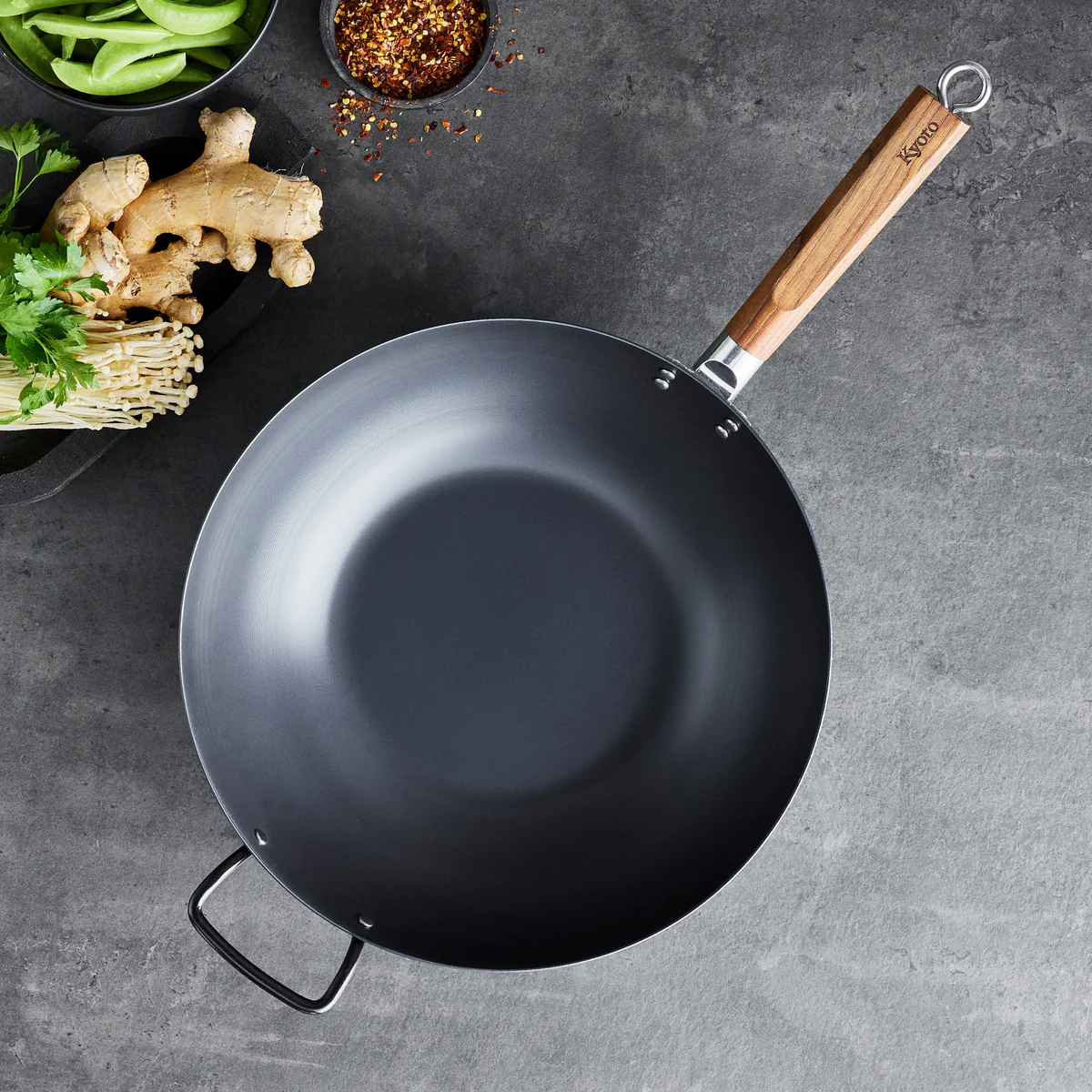 Kyoto Carbon Steel 14 Wok