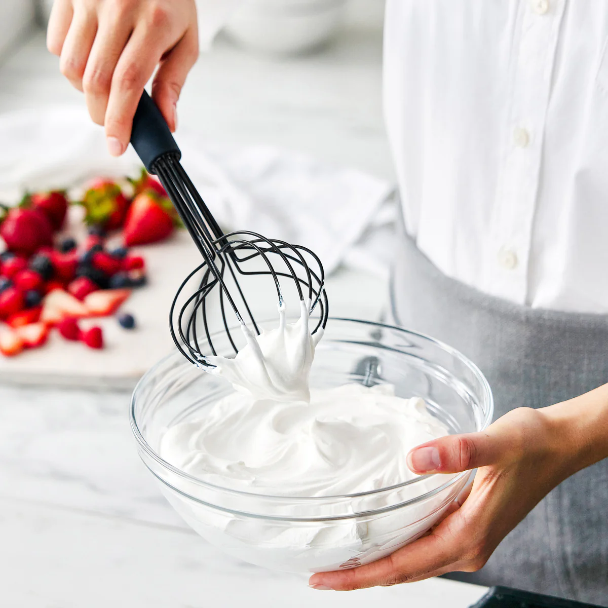 Premiere Silicone 8-Piece Utensil and Crock Set | Oxford Blue