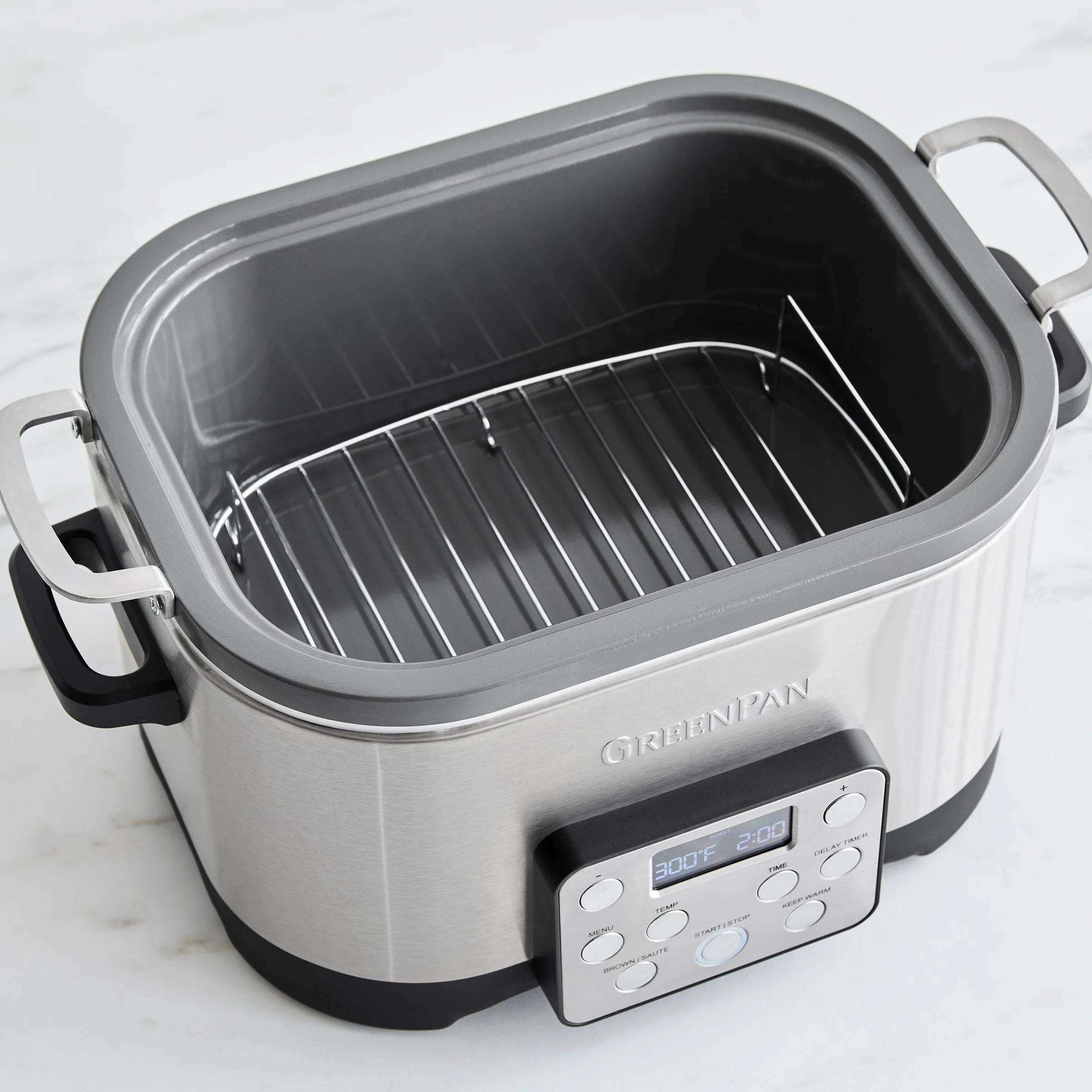 7-in-1 6-Quart Slow Cooker with In-Pot Browning | Stainless Steel