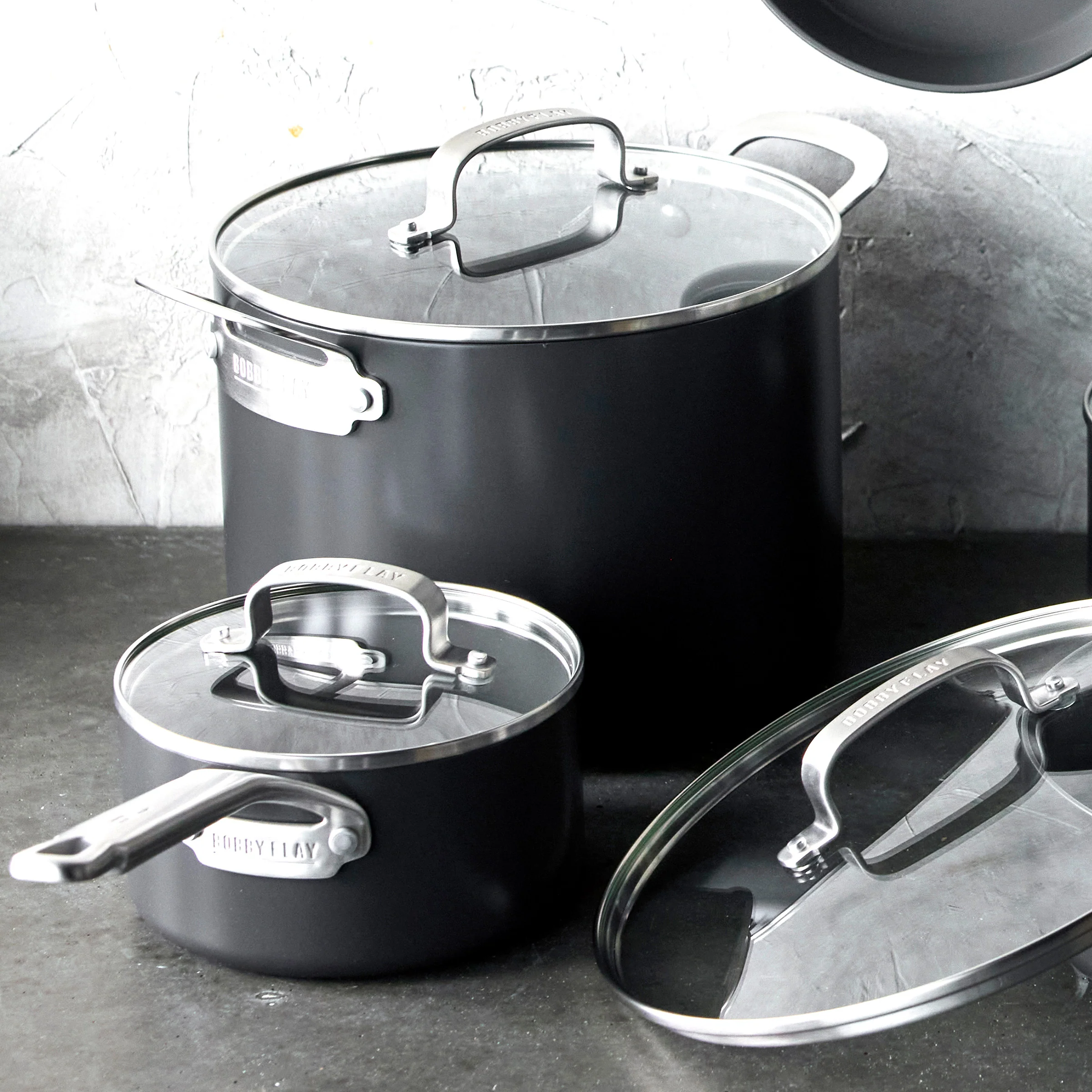 Bobby Flay by GreenPan Chef Series Hard Anodized 10-Piece Cookware Set