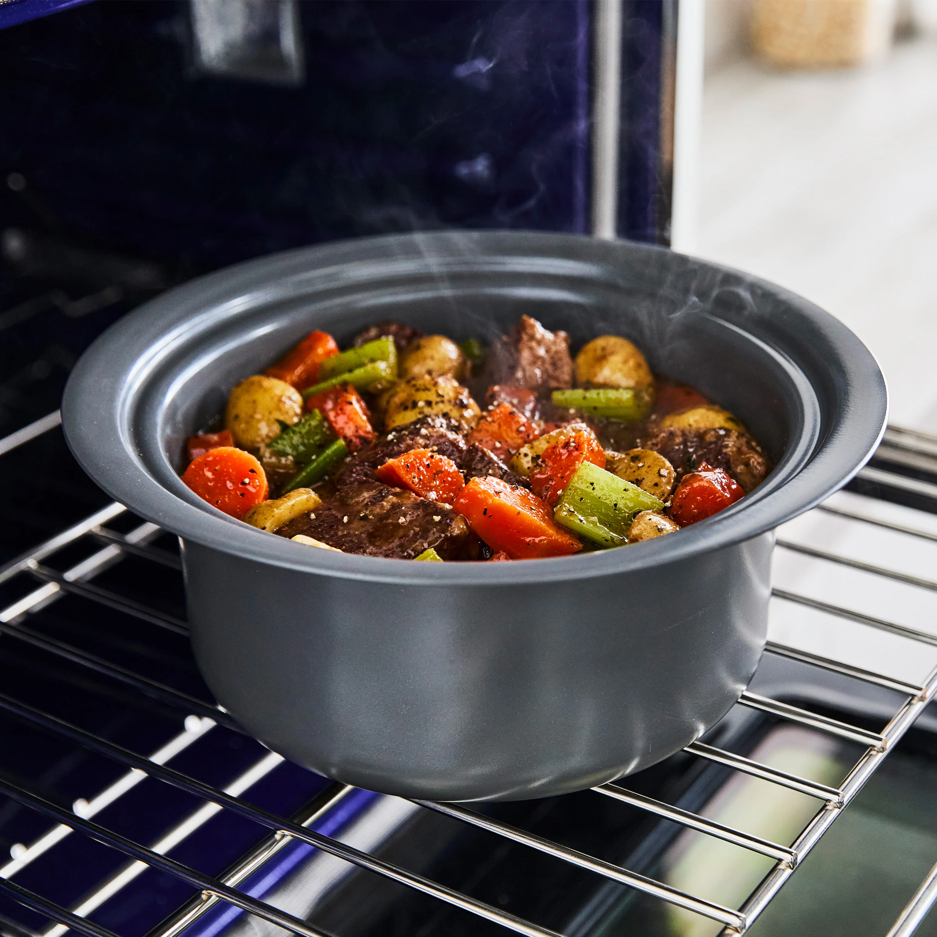 Bistro 4-Quart Slow Cooker with In-Pot Browning | Macadamia