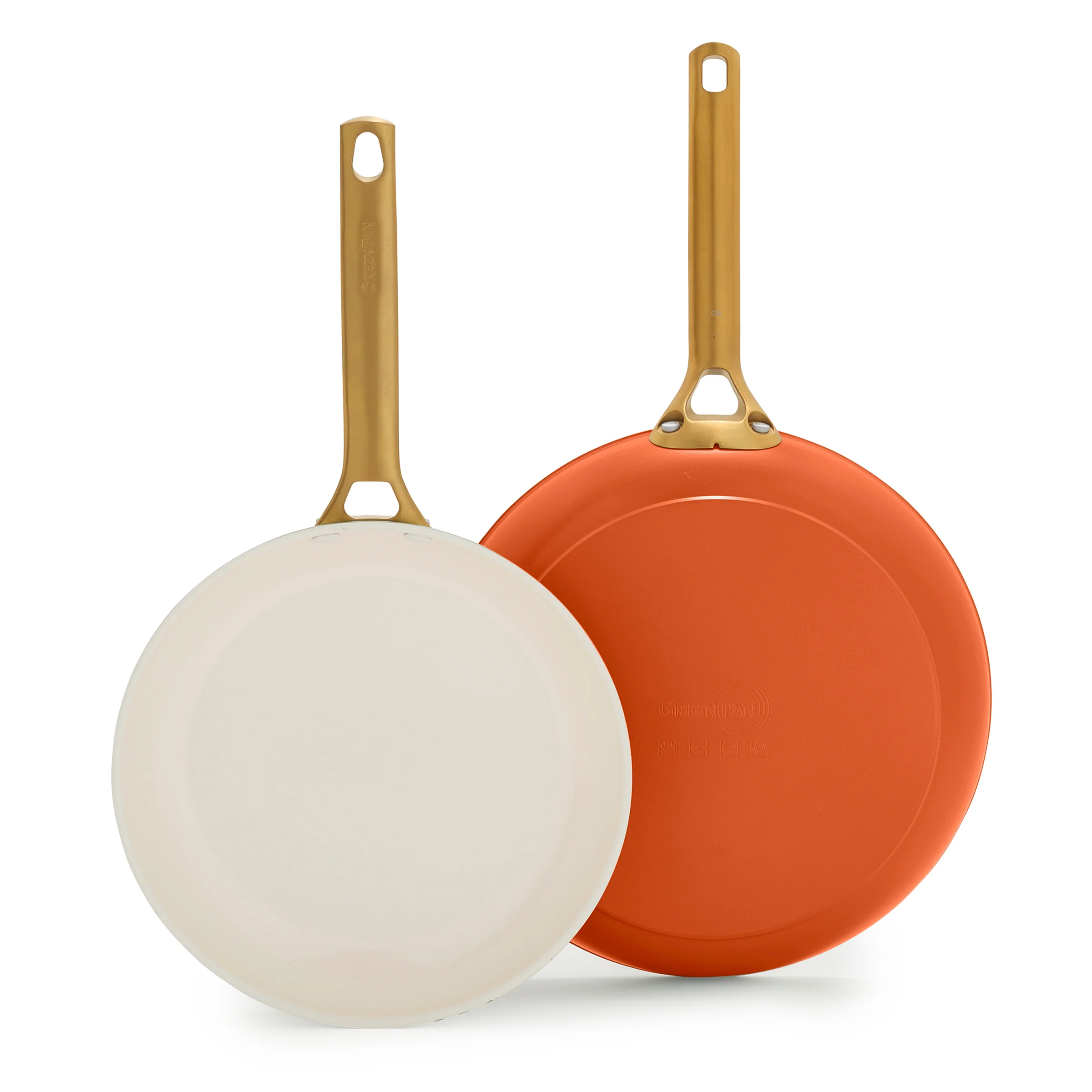 Reserve Pro Ceramic Nonstick 10 and 12 Frypan Set | Harvest