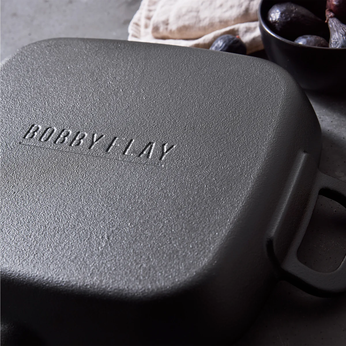 Bobby Flay by GreenPan 11 Cast Iron Square Grill Pan