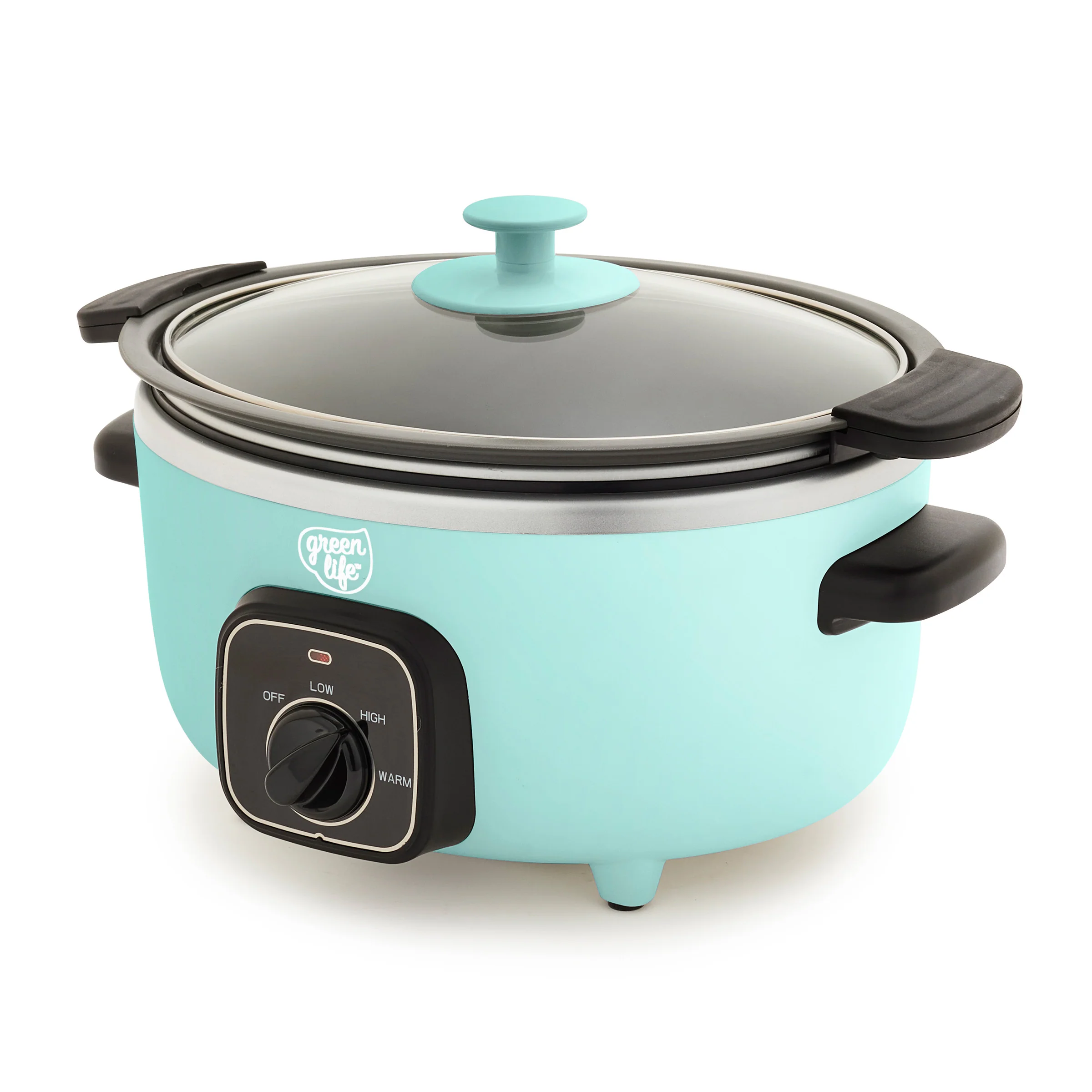 GreenLife Healthy 3.5-Quart Slow Cooker | Turquoise